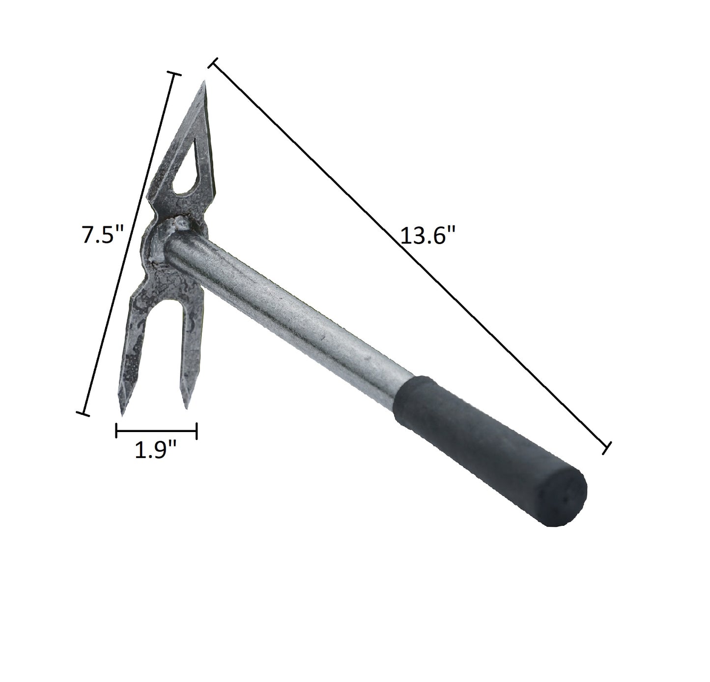DeWit Comby Hoe - 2 Tine Cultivator / Diamond Shaped -Ship Only