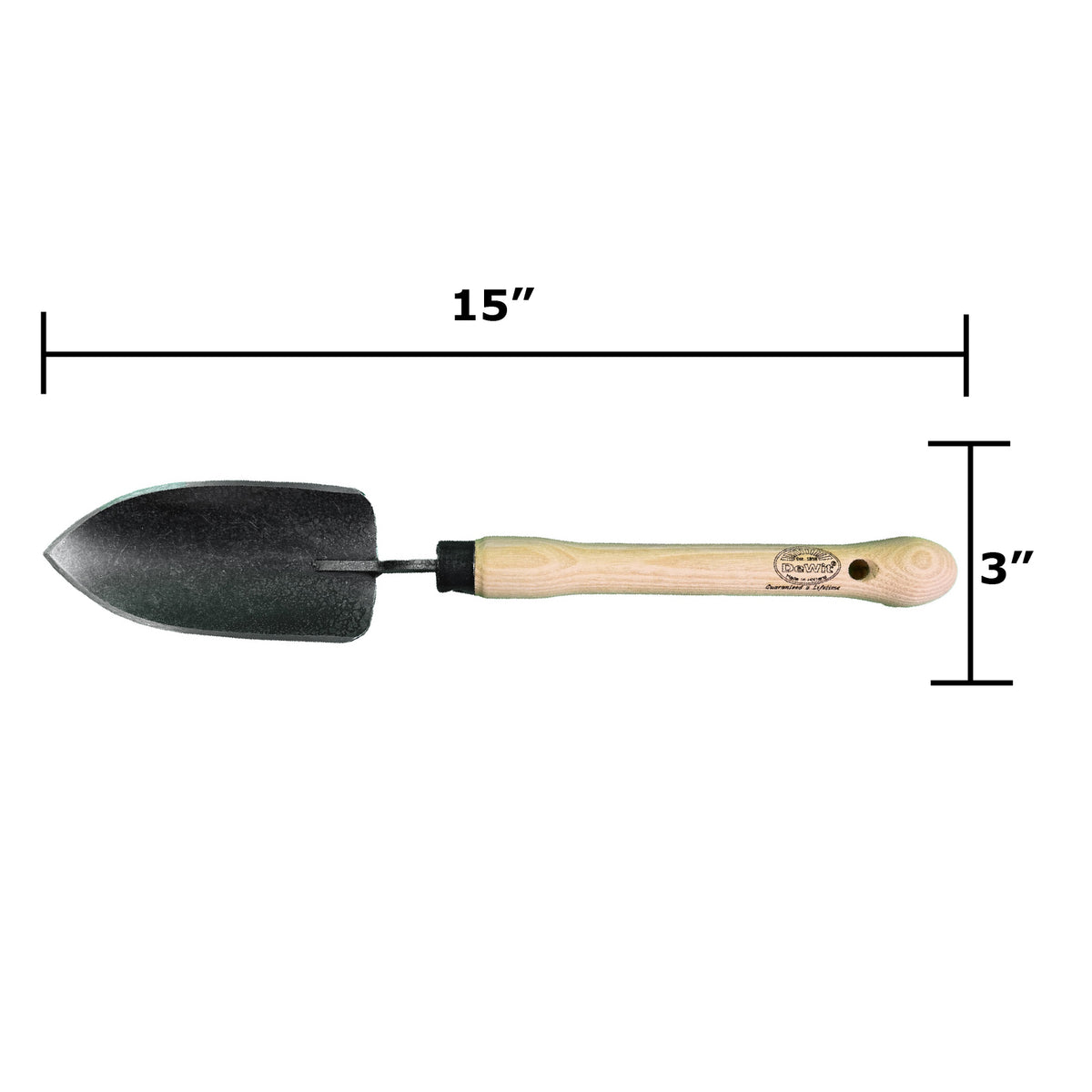 DeWit Trowel - Welldone with 10" Handgrip -Ship Only