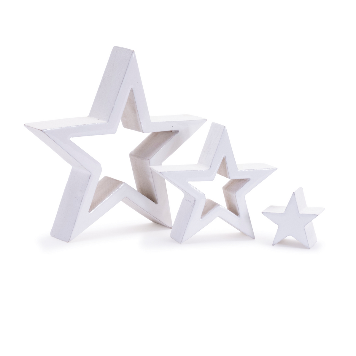 Wood Triple Star Puzzle (Set of 2) -Ship Only