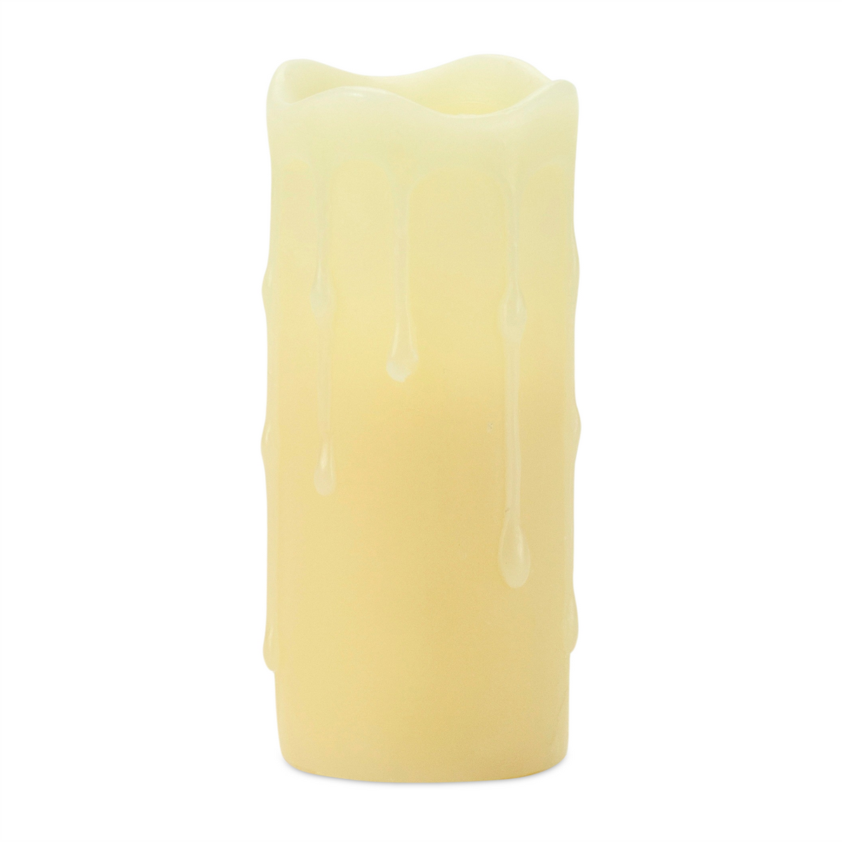 LED Dripping Wax Pillar Candles (Set of 6) -Ship Only