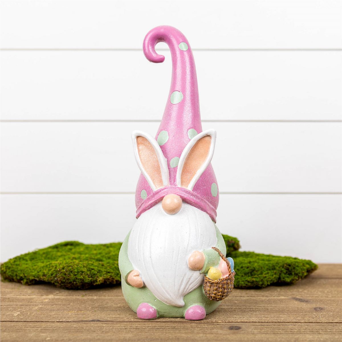 Easter Gnome Figurine 13"H -Ship Only