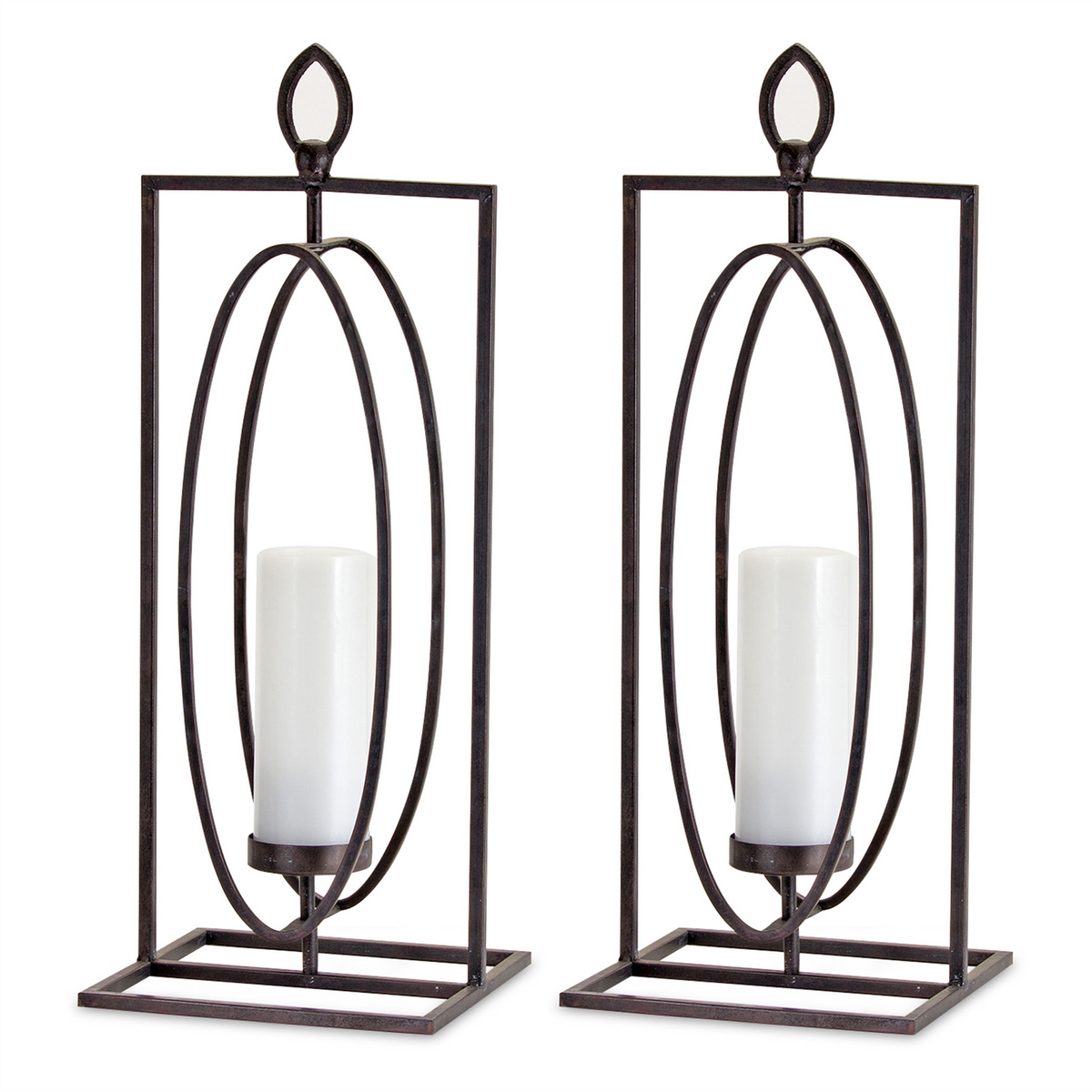 Candle Holder 24”H (Set of 2) Iron -Ship Only
