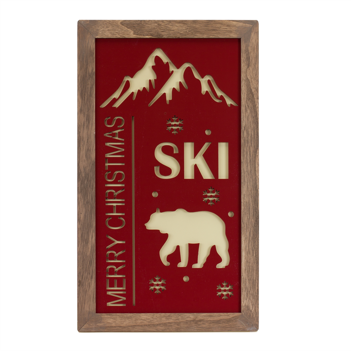 Ski Lodge Plaque Wall Art (Set of 3) -Ship Only