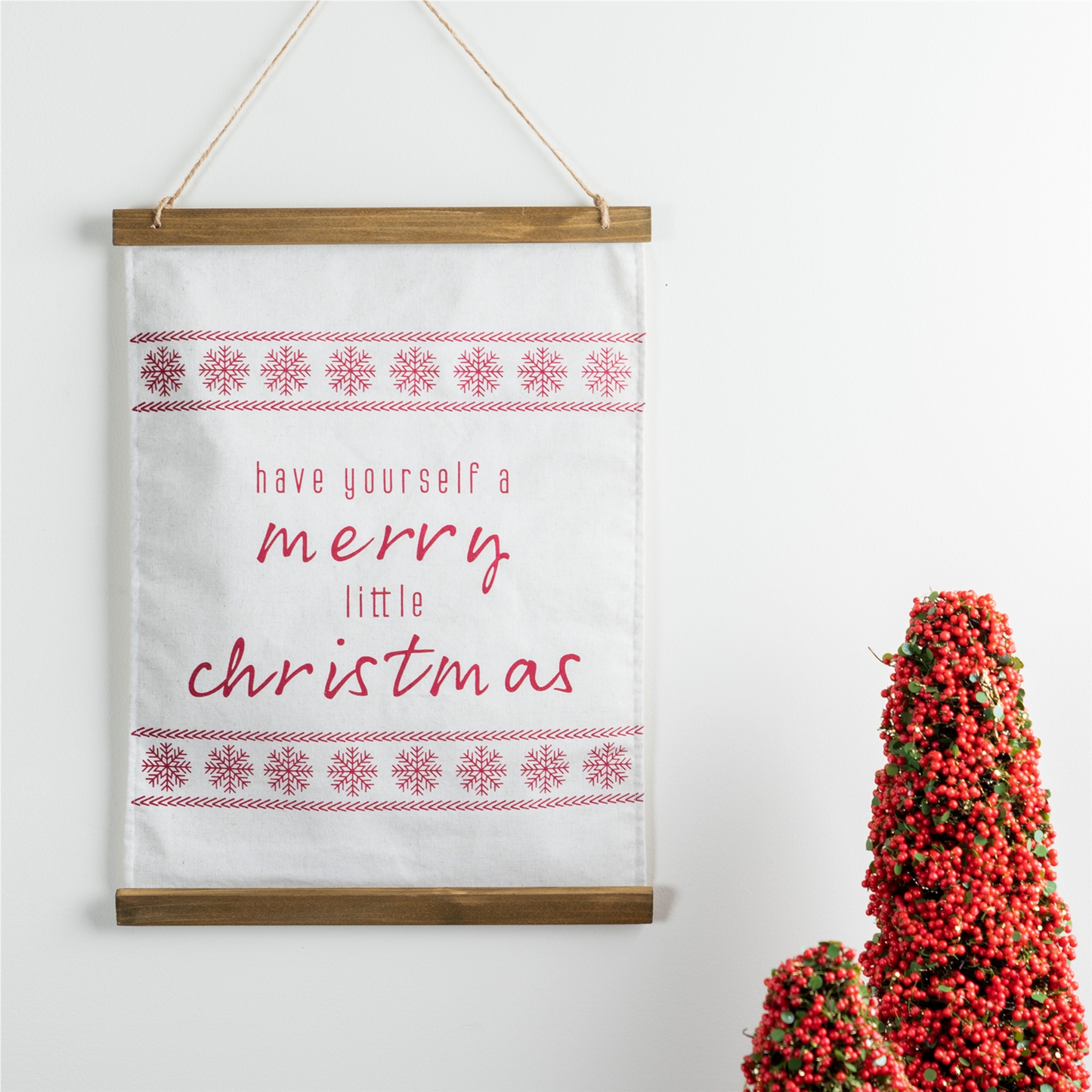 Merry Christamas Wall Banner 20"H -Ship Only