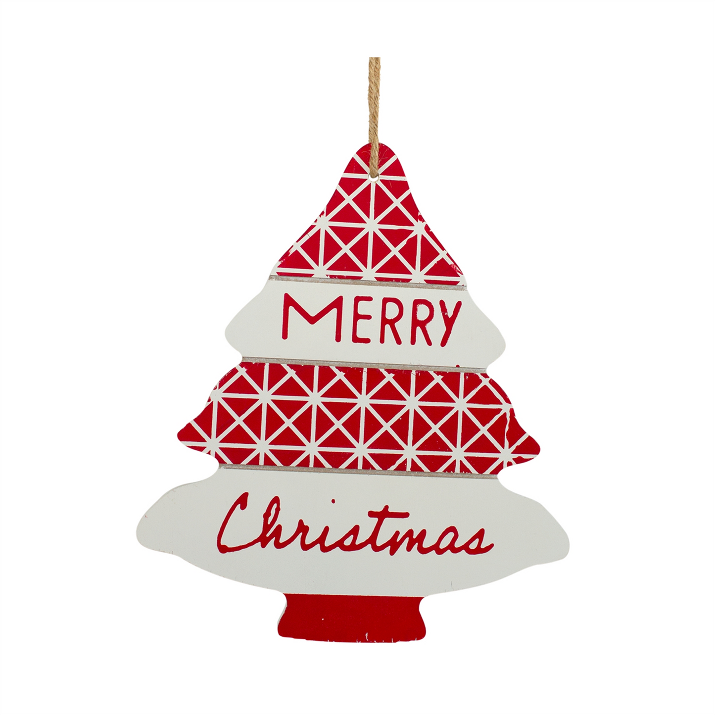 Wood Sentiment Tree Ornament (Set of 12) -Ship Only