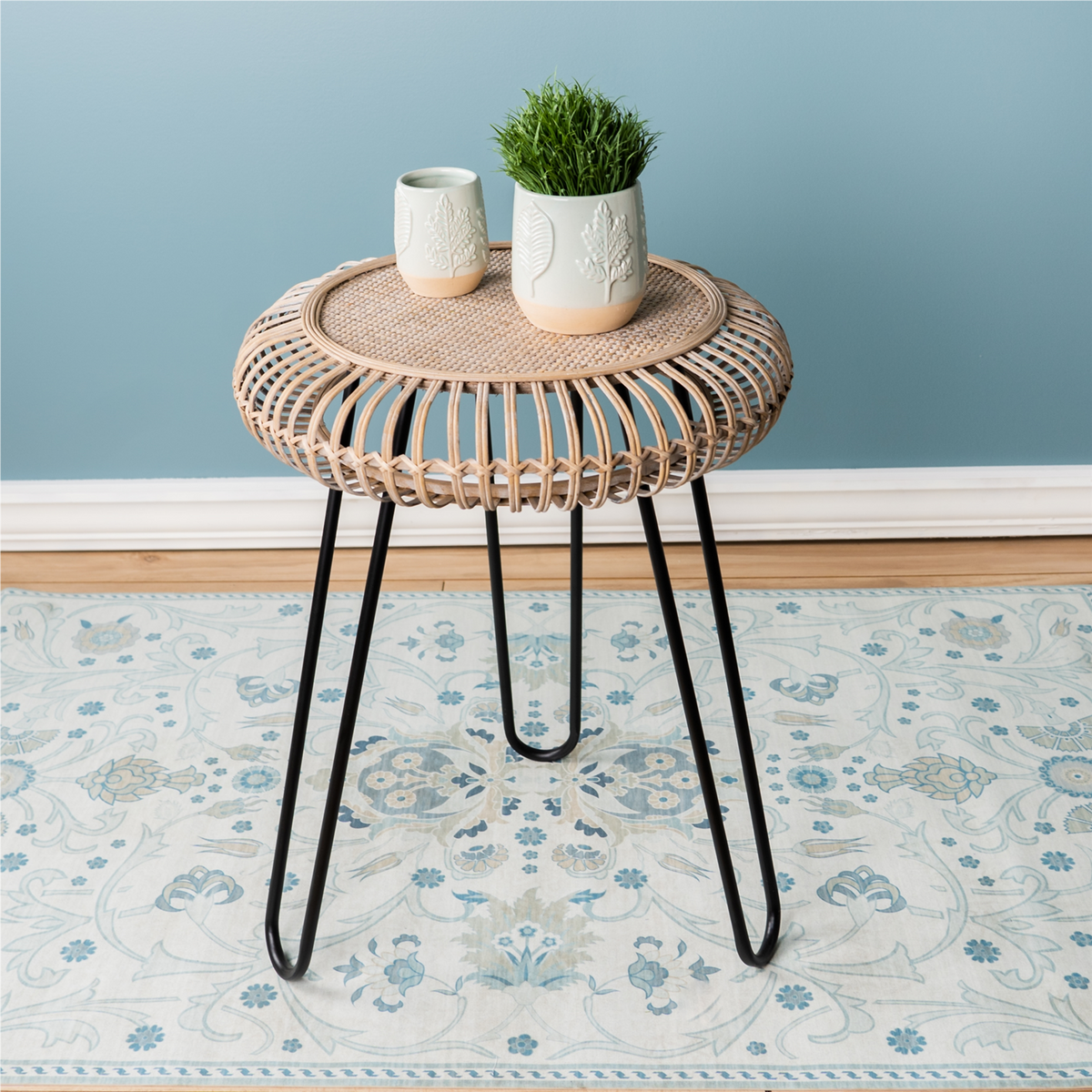 Stool 20.5"D x 25"H Iron -Ship Only