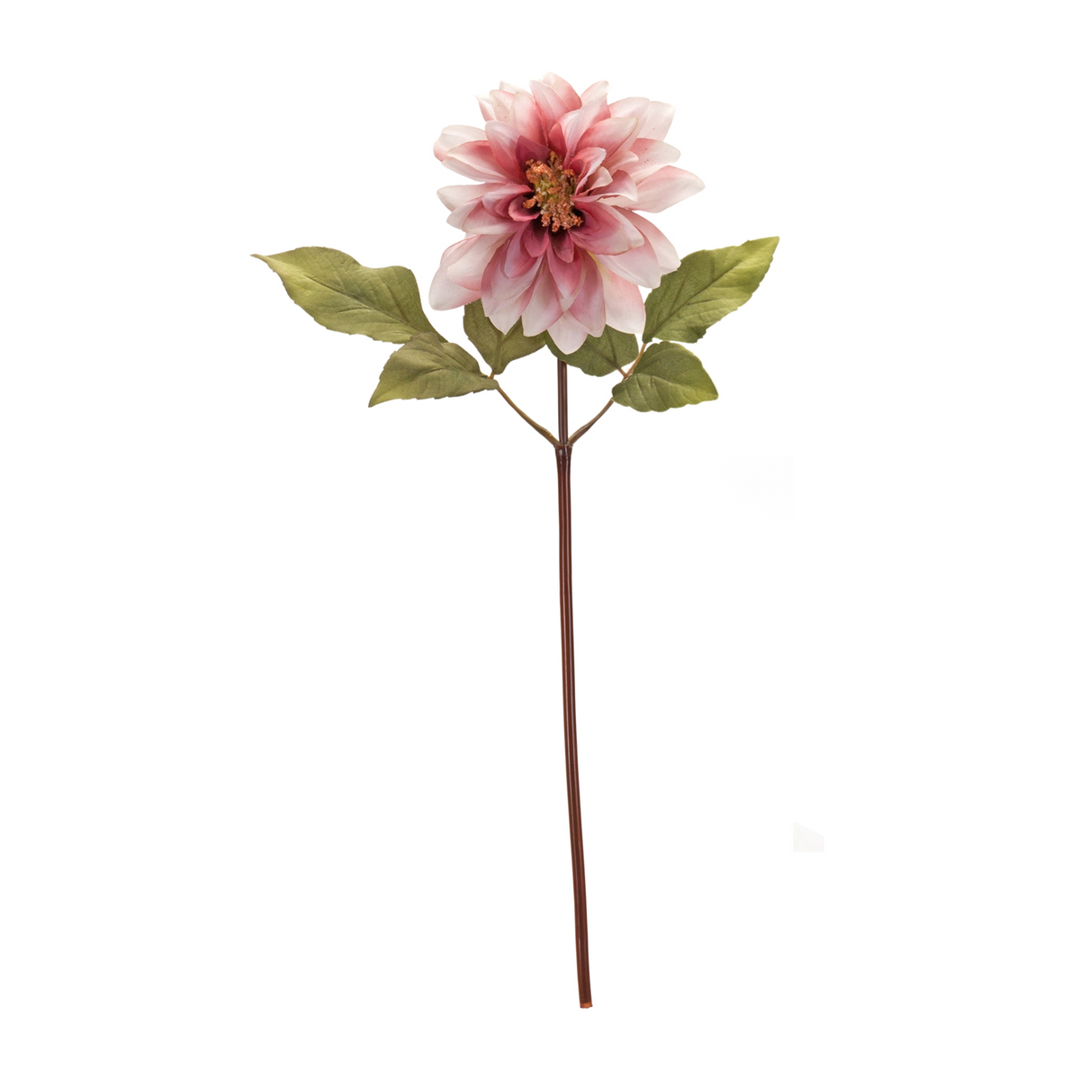 Blush Pink Dahlia Flower Stem (Set of 6) -Ship Only