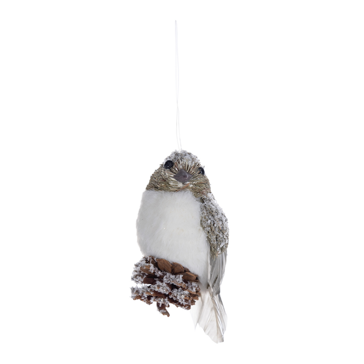 Bird (Set of 12) 5.75”H Foam/Sisal -Ship Only