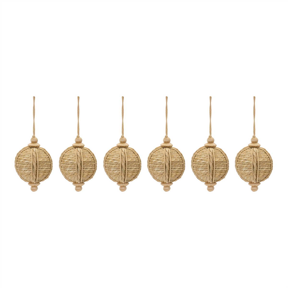 Jute Onion Ornament (Set of 6) -Ship Only