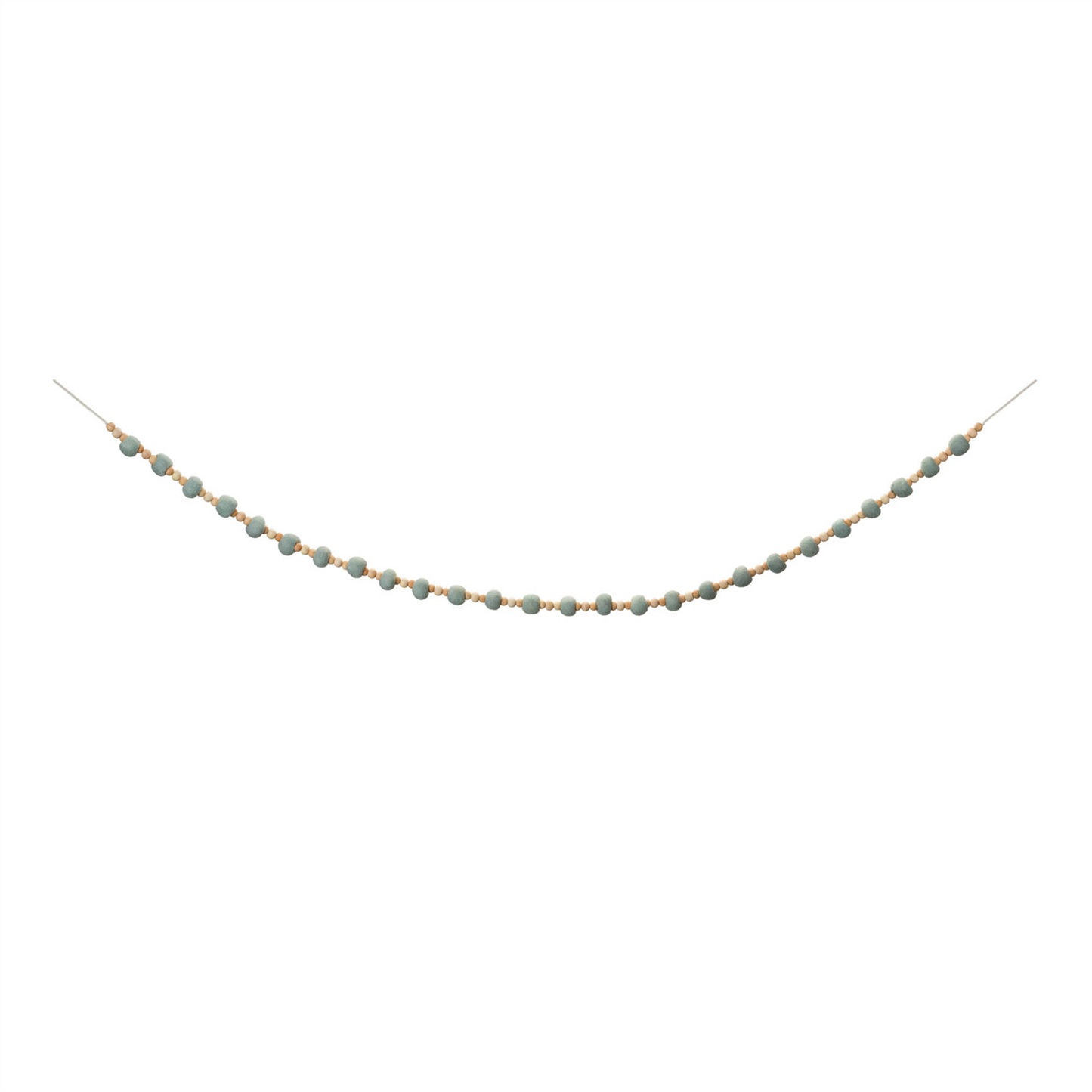 Bead Garland (Set of 2) 5.5'L Wood -Ship Only