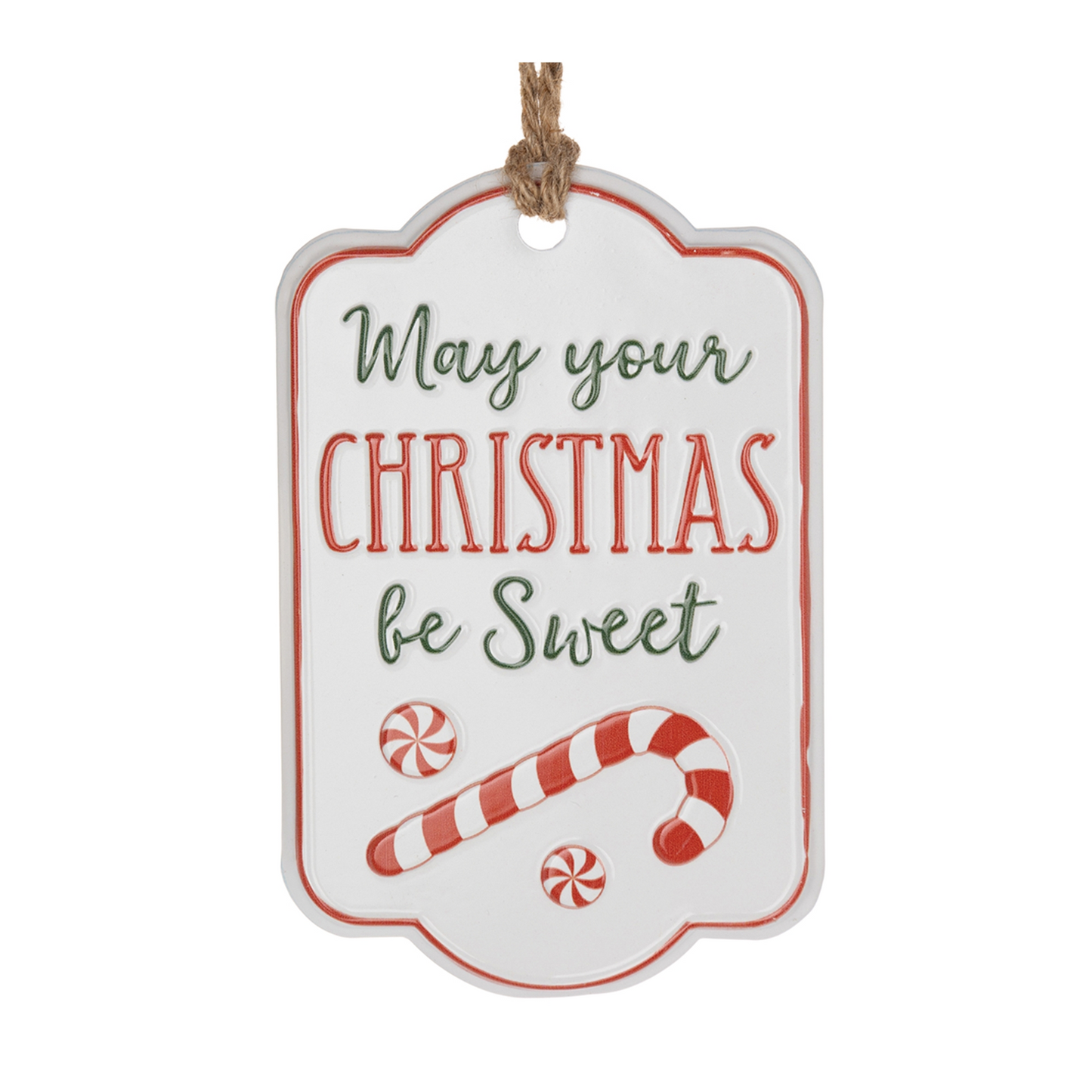 Holiday Sentiment Tag Ornament (Set of 12) -Ship Only
