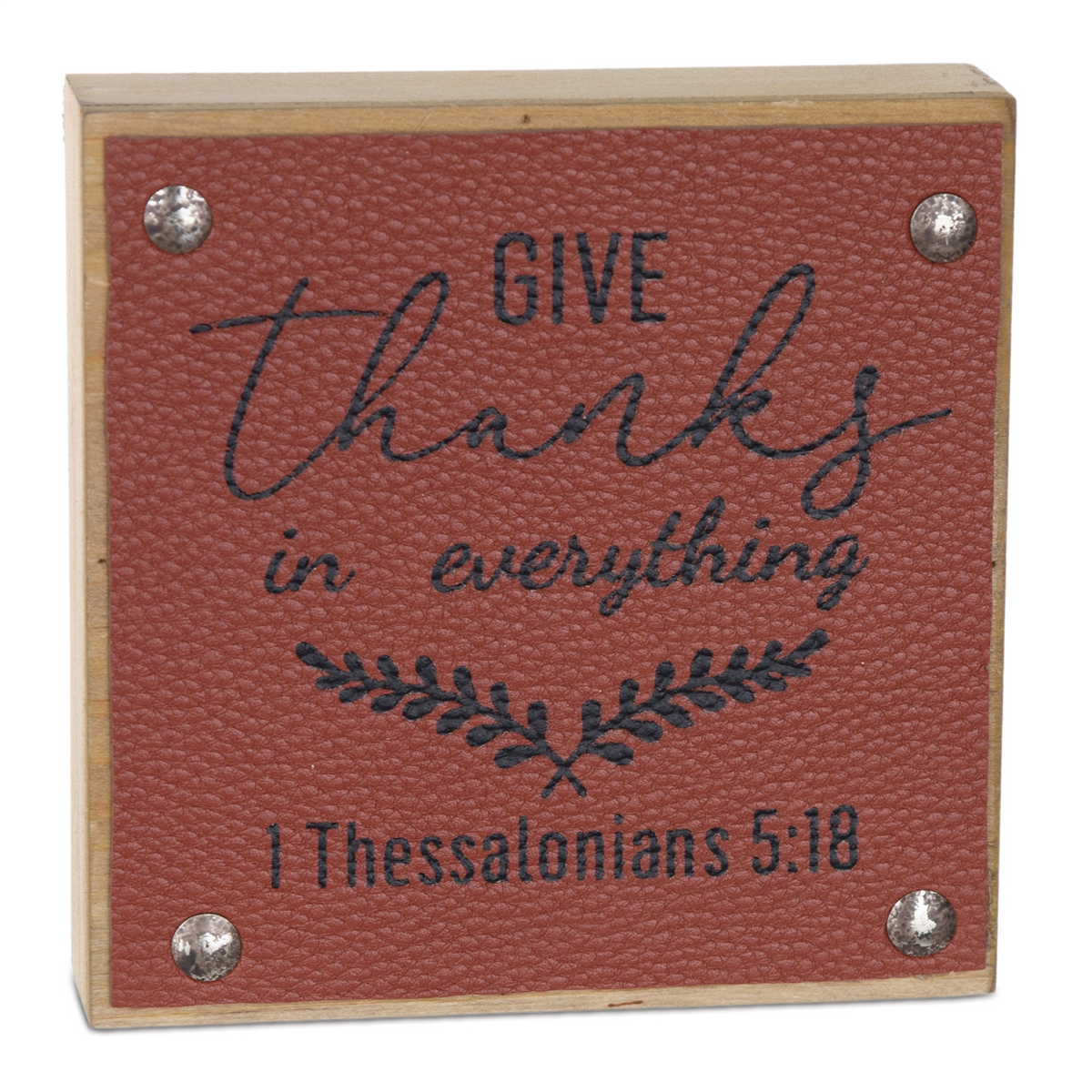 Give Thanks Harvest Sign (Set of 6) -Ship Only