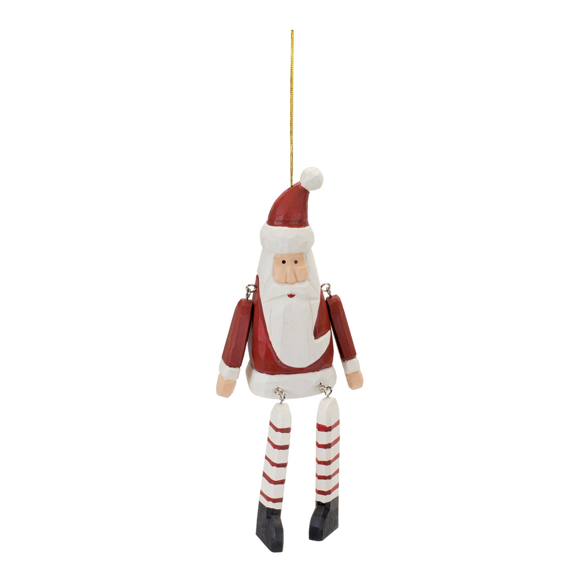 Dangle Santa Ornament (Set of 6) -Ship Only