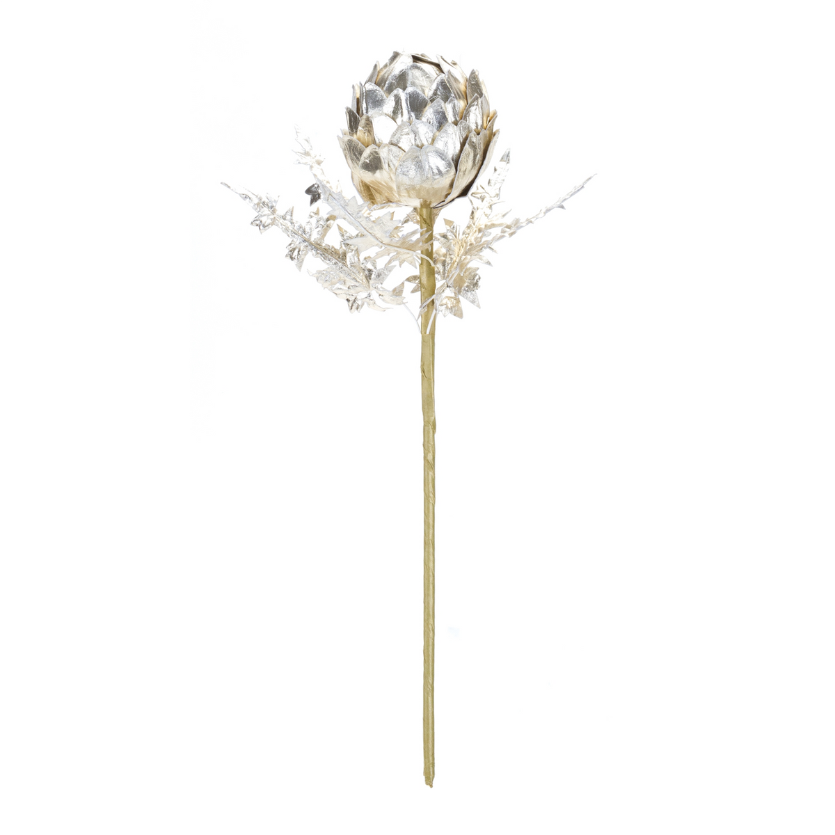 Metallic Artichoke Stem (Set of 2) -Ship Only
