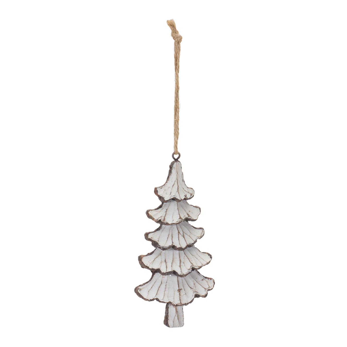 Carved Pine Tree Ornament (Set of 12) -Ship Only