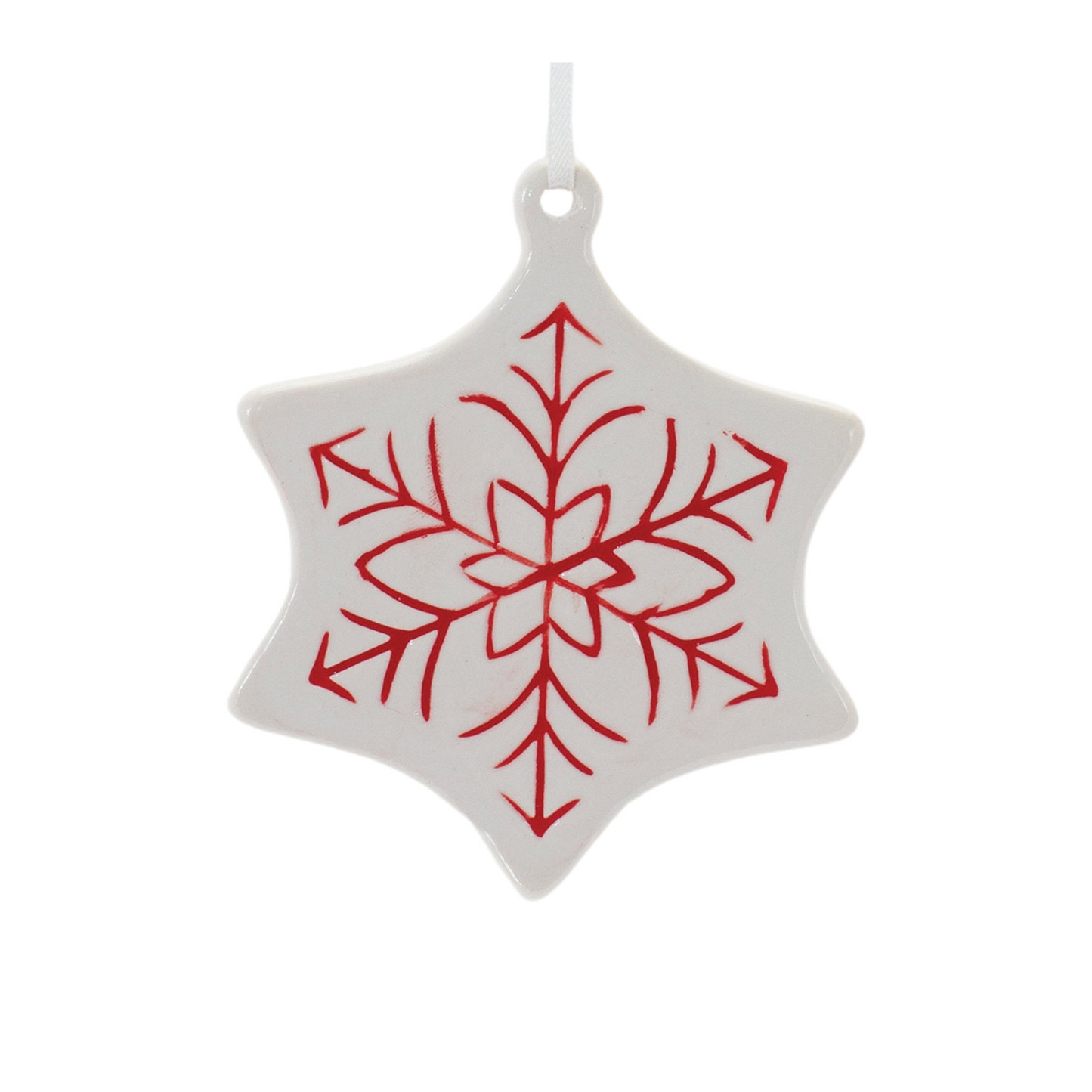 Etched Ceramic Tree Ornament (Set of 24) -Ship Only