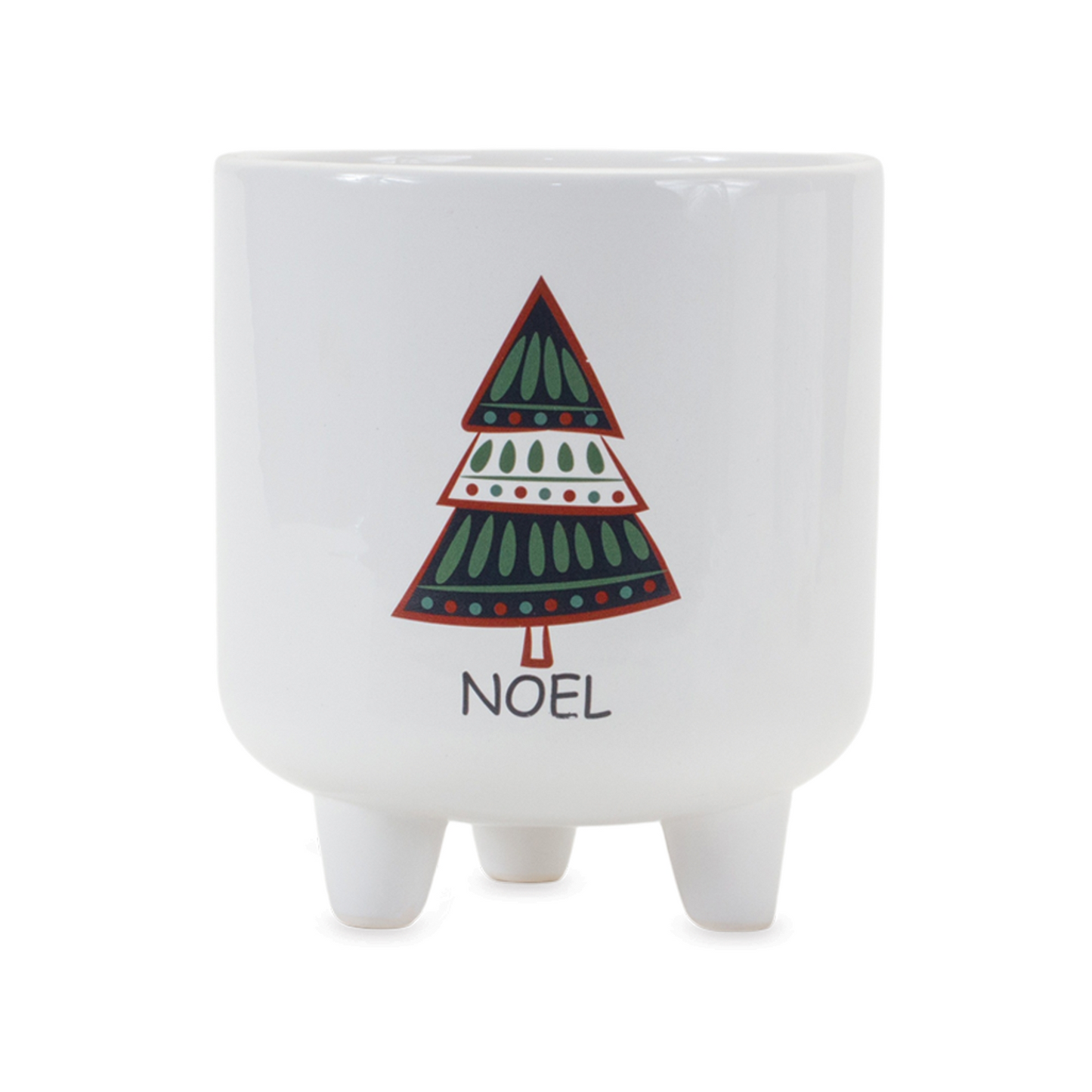 Footed Pine Tree Planter (Set of 3) -Ship Only