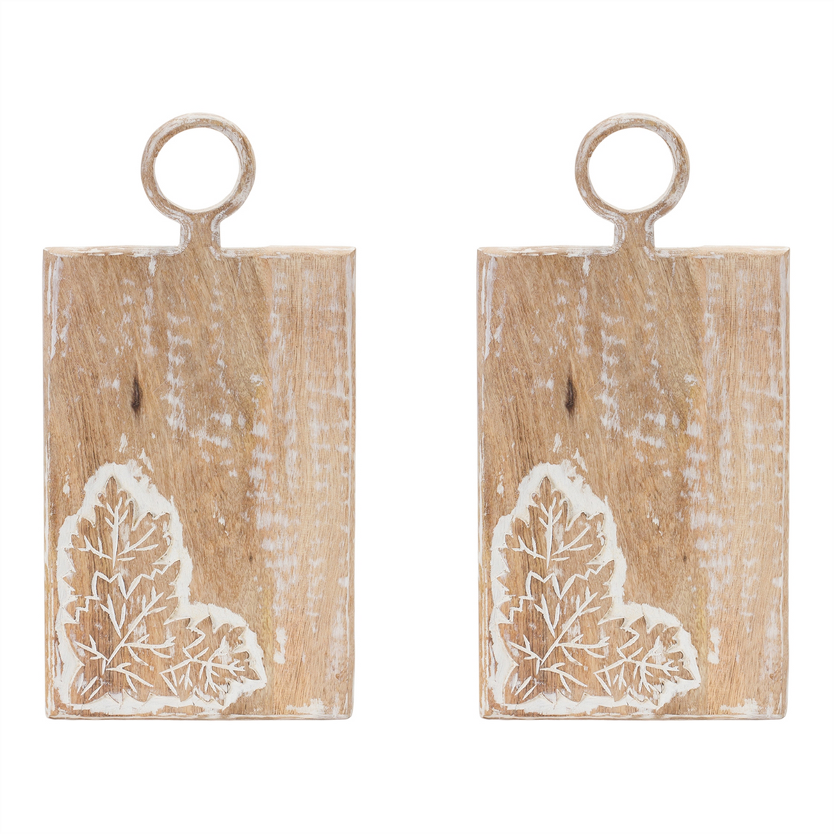 Autumn Mango Wood Cutting Board (Set of 2) -Ship Only