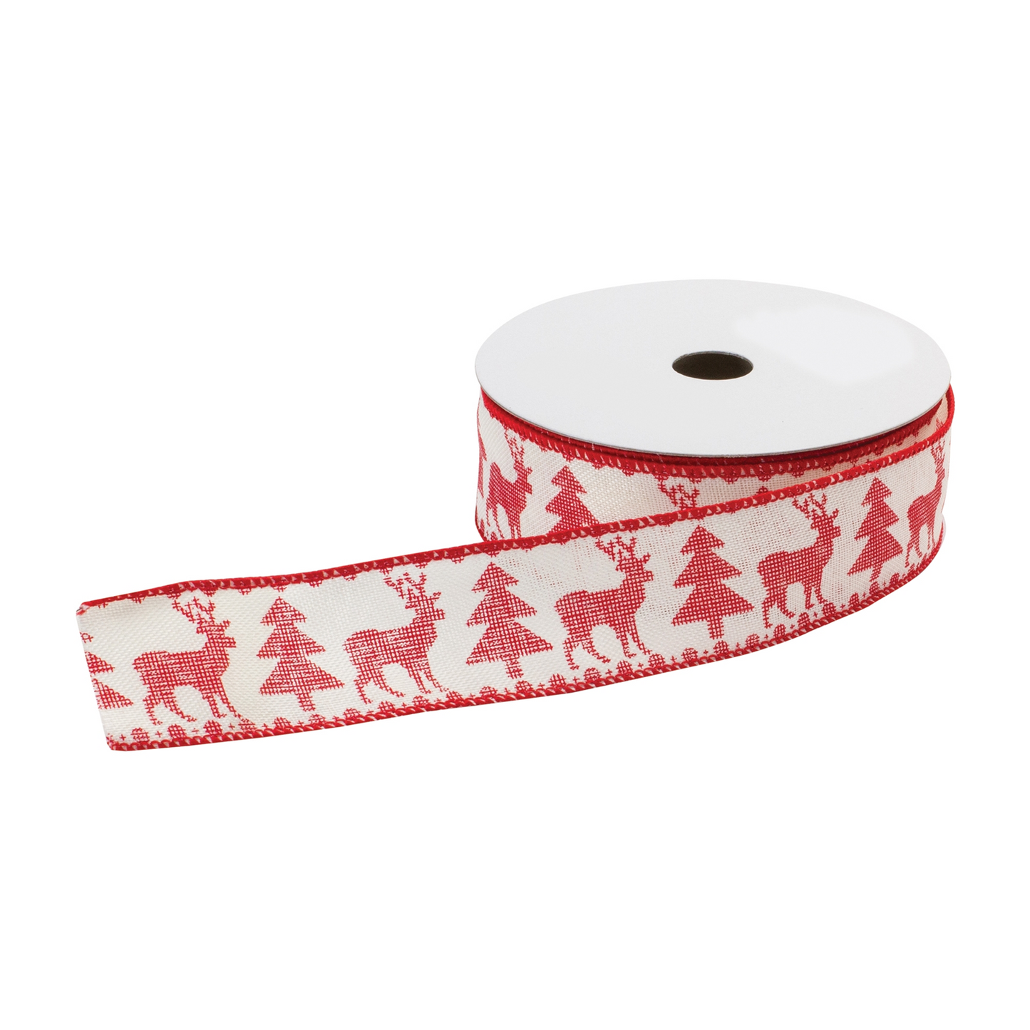 Tree and Deer Holiday Ribbon (Set of 2) -Ship Only