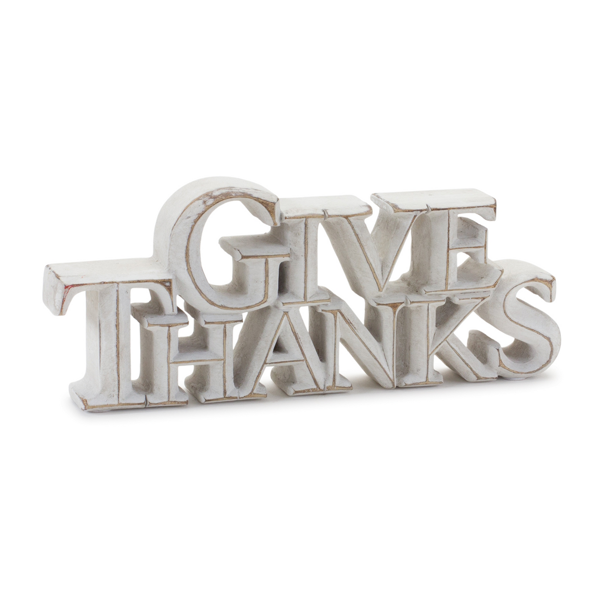 Happy Harvest and Give Thanks Tabletop Sign (Set of 2) -Ship Only