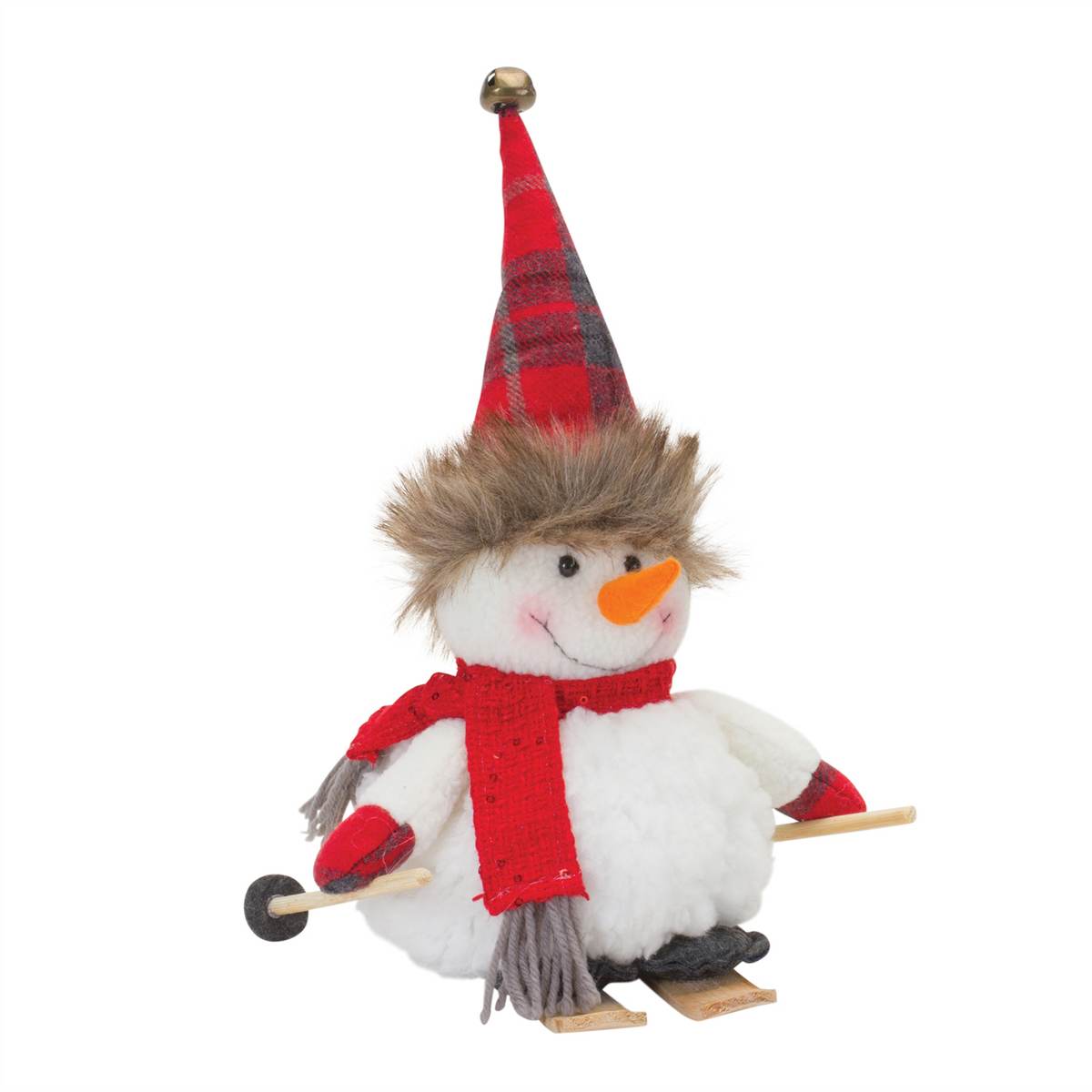 Plush Winter Sport Snowman Shelf Sitter (Set of 2) -Ship Only