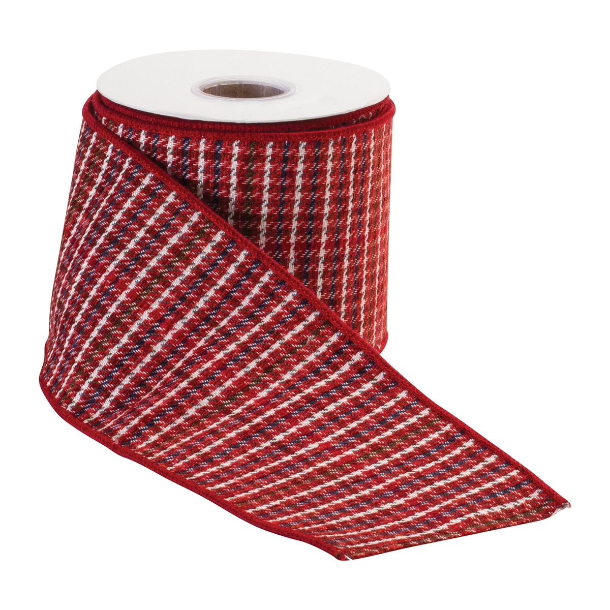Traditional Plaid Ribbon 4" x 10 yds. -Ship Only