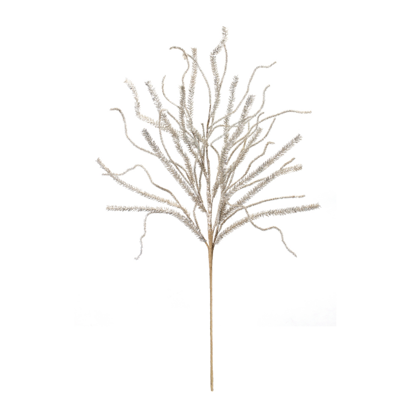 Glittered Pine Tinsel Branch (Set of 2) -Ship Only