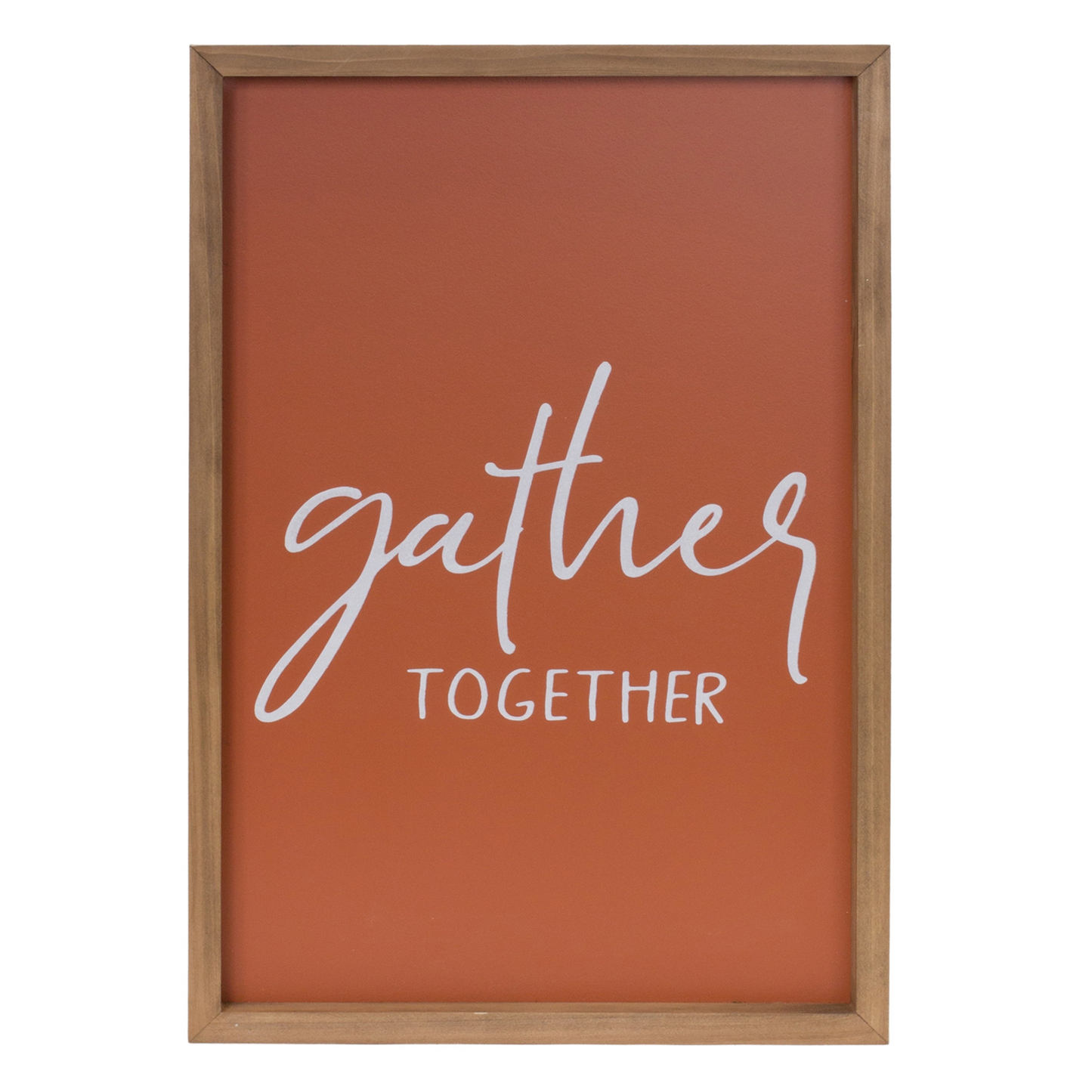Gather and Thankful Sentiment Sign (Set of 2) -Ship Only