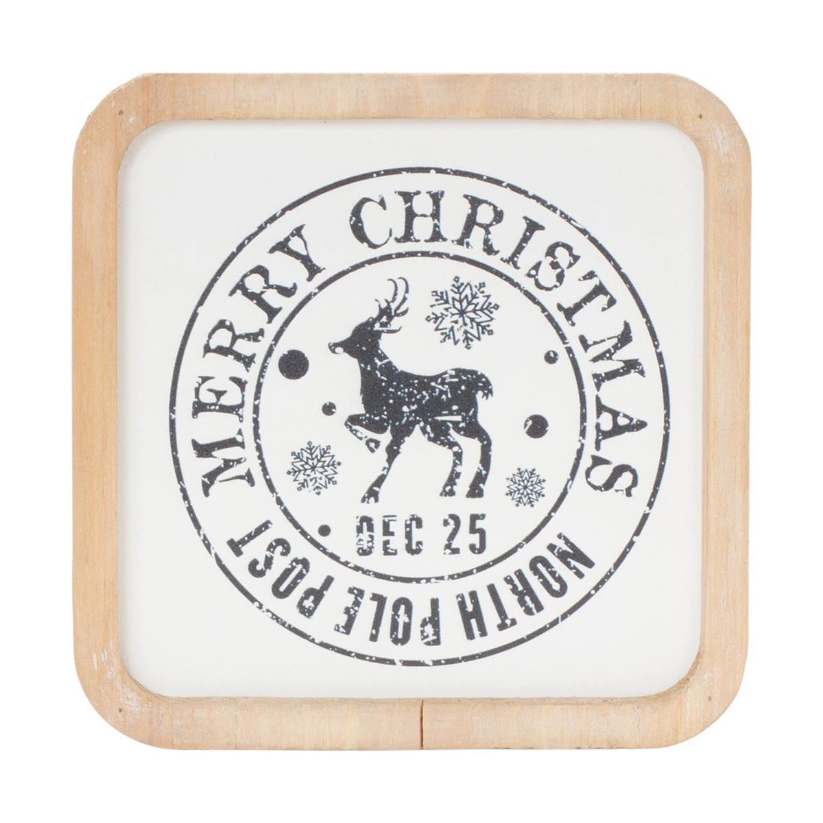 Holiday Mail Stamp Plaque (Set of 12) -Ship Only