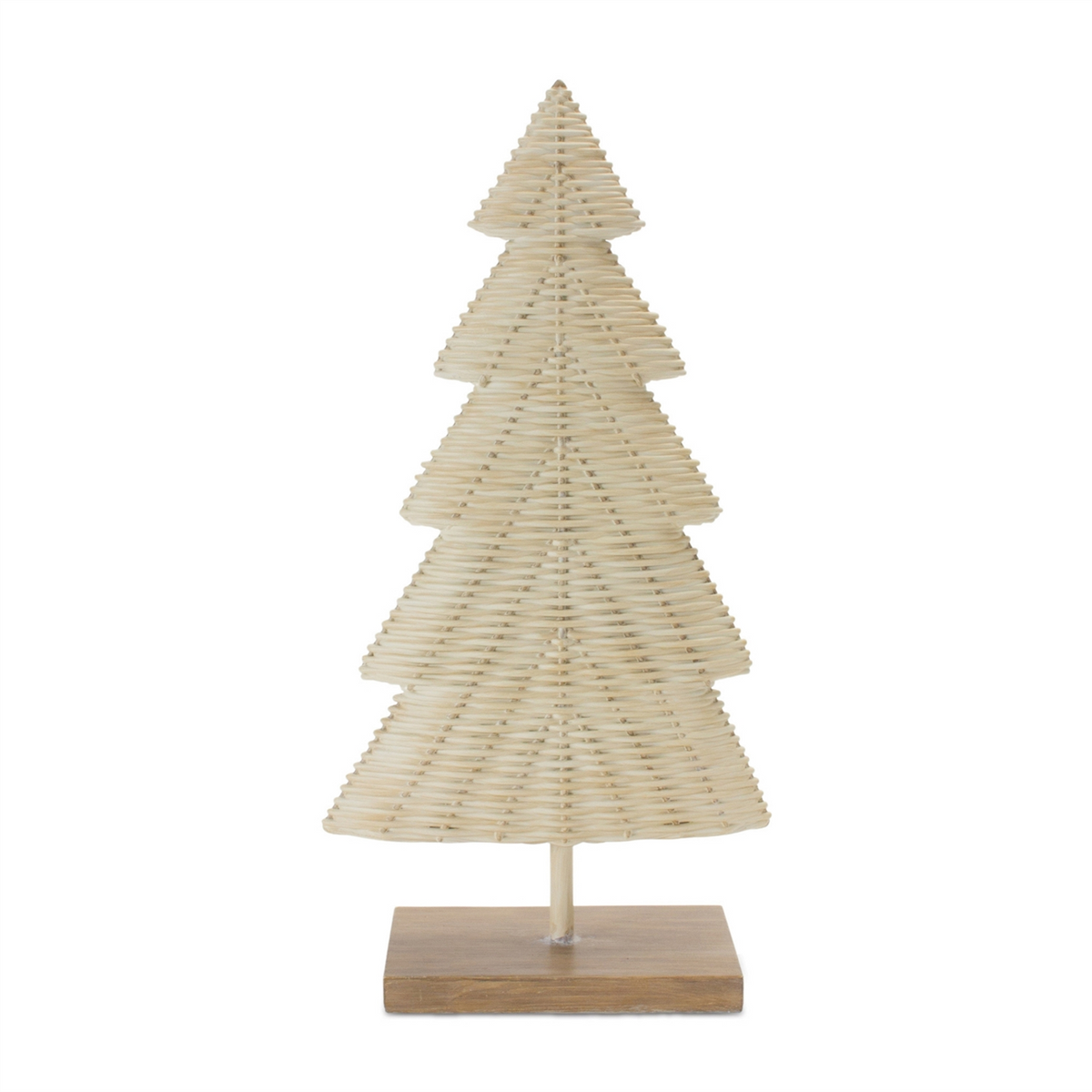Woven Wicker Design Pine Tree (Set of 2) -Ship Only