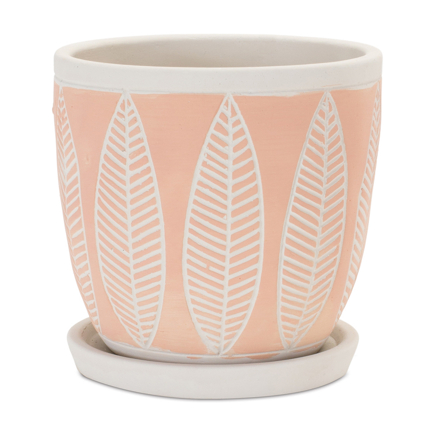 Stone Planter with Plate (Set of 2) -Ship Only