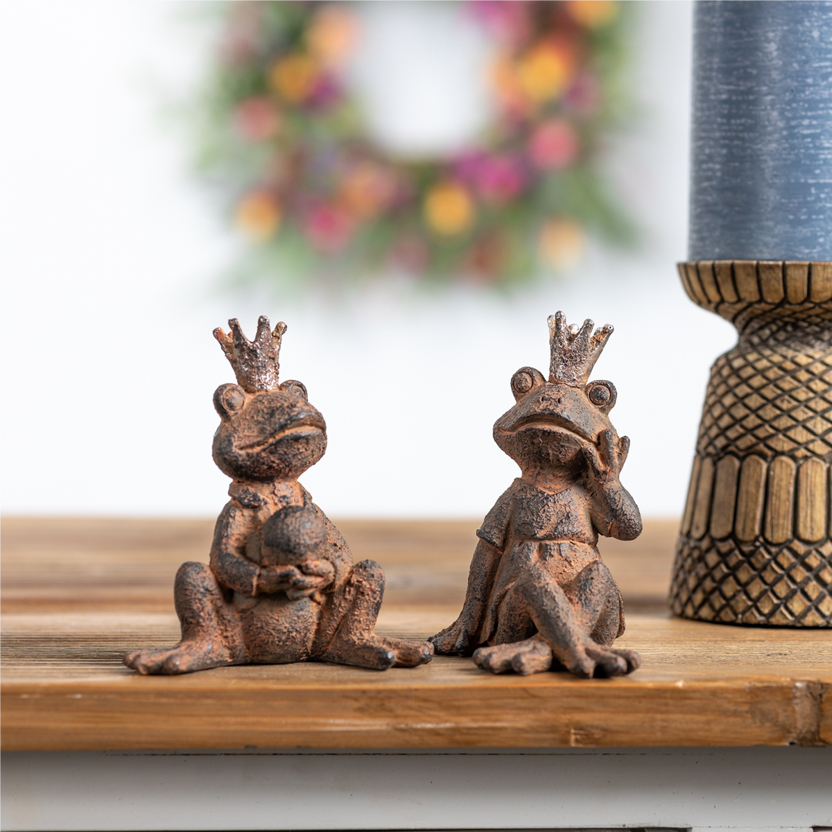 Royal Sitting Frog Figurine (Set of 6) -Ship Only