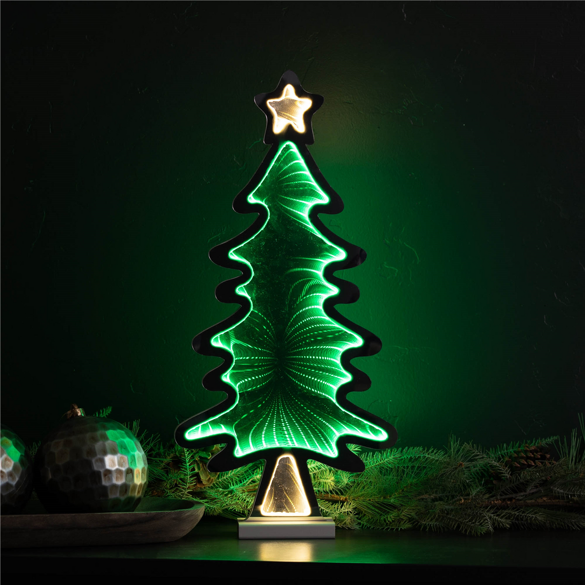 Christmas Tree Ekko Light Display 25"H -Ship Only