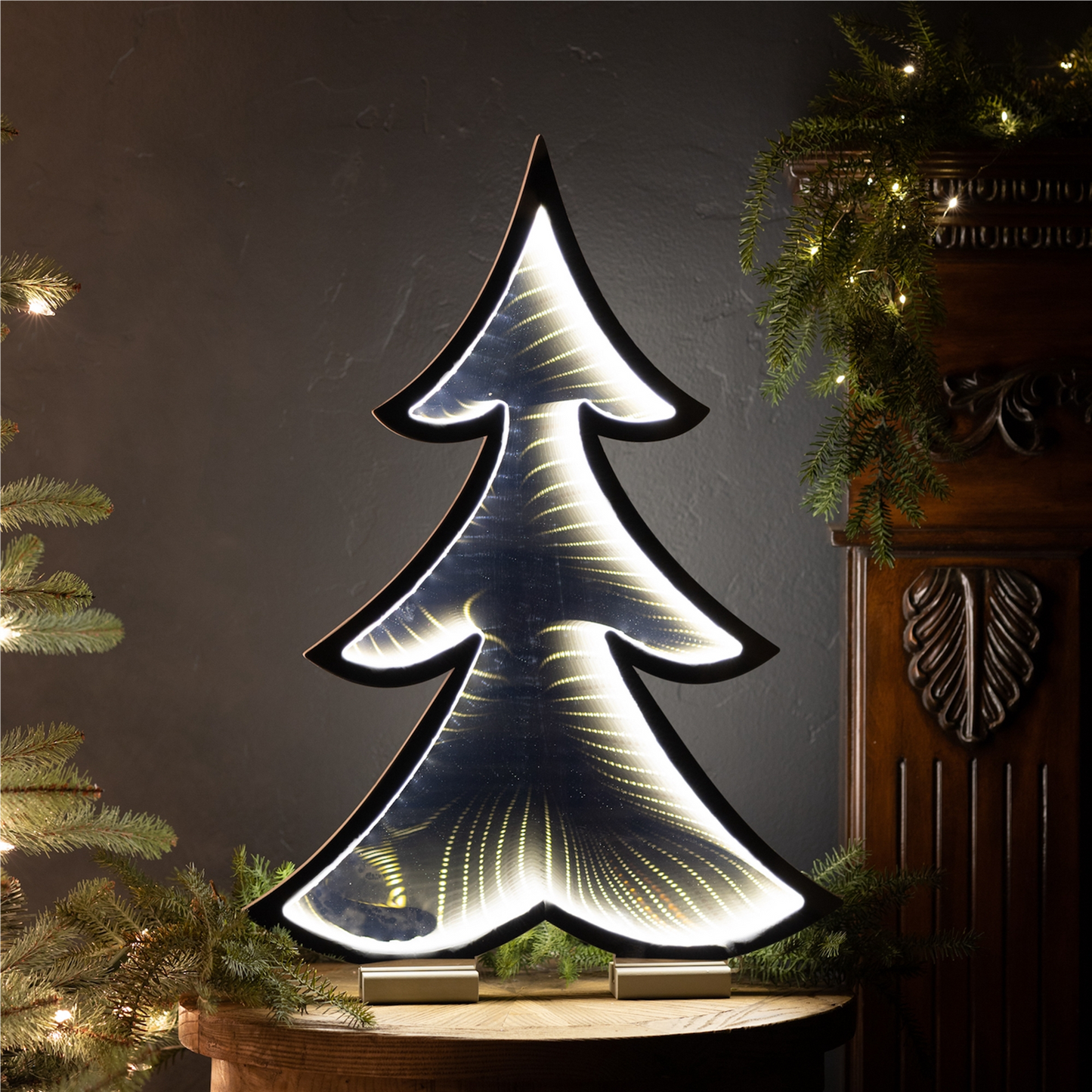 Pine Tree Outline Ekko Light Display 24.5"H -Ship Only
