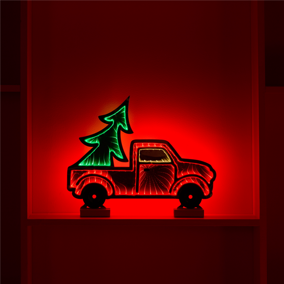 Holiday Pickup Truck Ekko Light Display 16"L -Ship Only