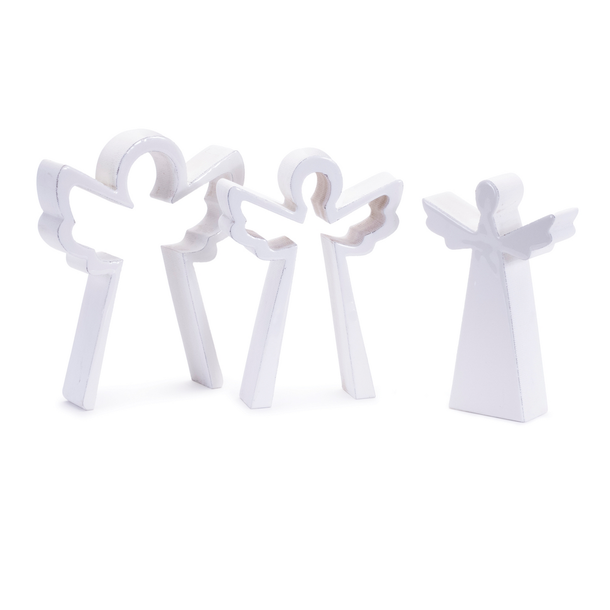 Wood Angel Nesting Display (Set of 2) -Ship Only