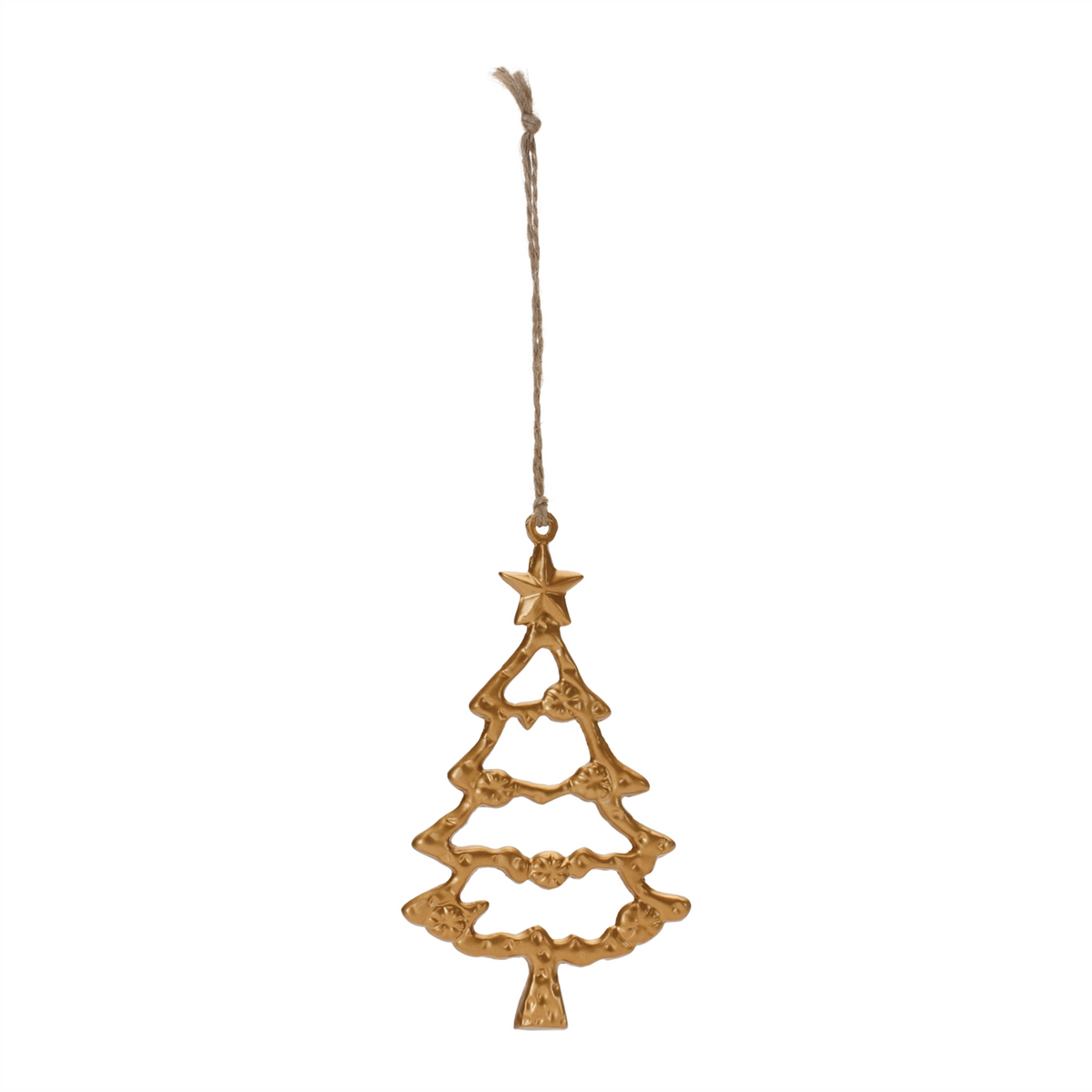 Tree Ornament (Set of 12) 6”H Aluminum -Ship Only
