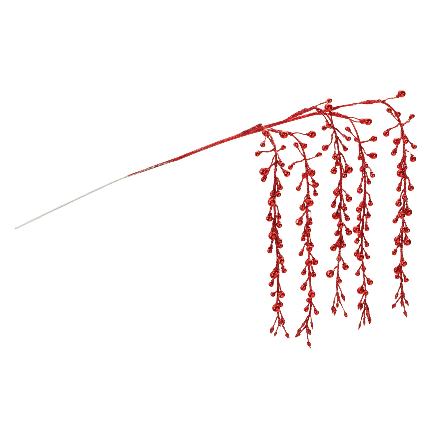 Hanging Glitter Berry Spray (Set of 2) -Ship Only