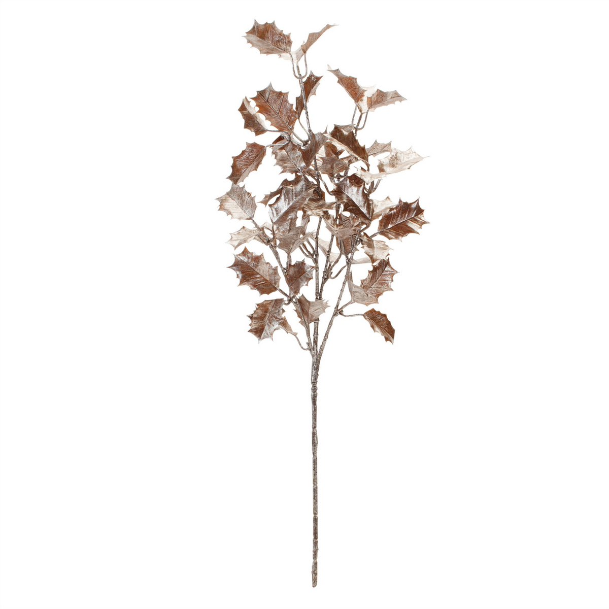 Holly Leaf Spray (Set of 6) 24”H Plastic -Ship Only