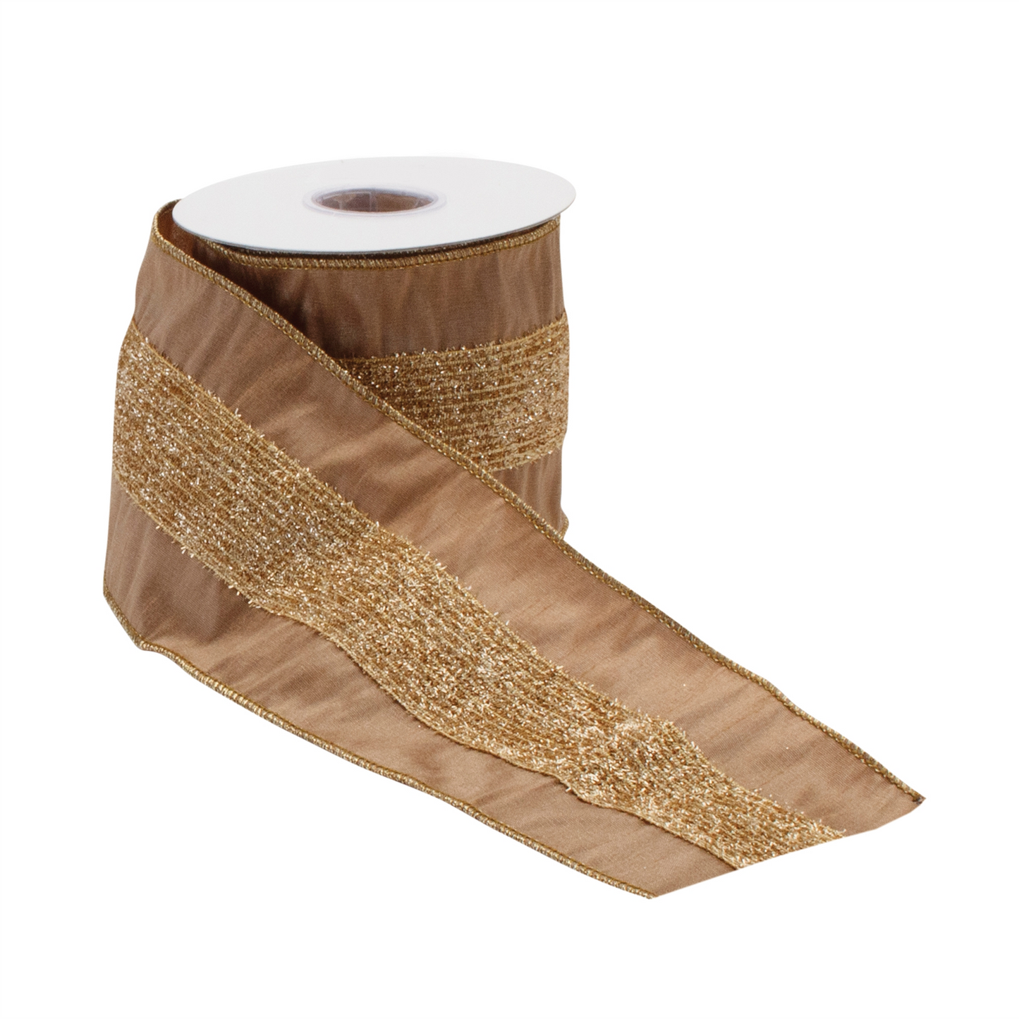 Gold Shimmer Wired Ribbon (Set of 2) -Ship Only