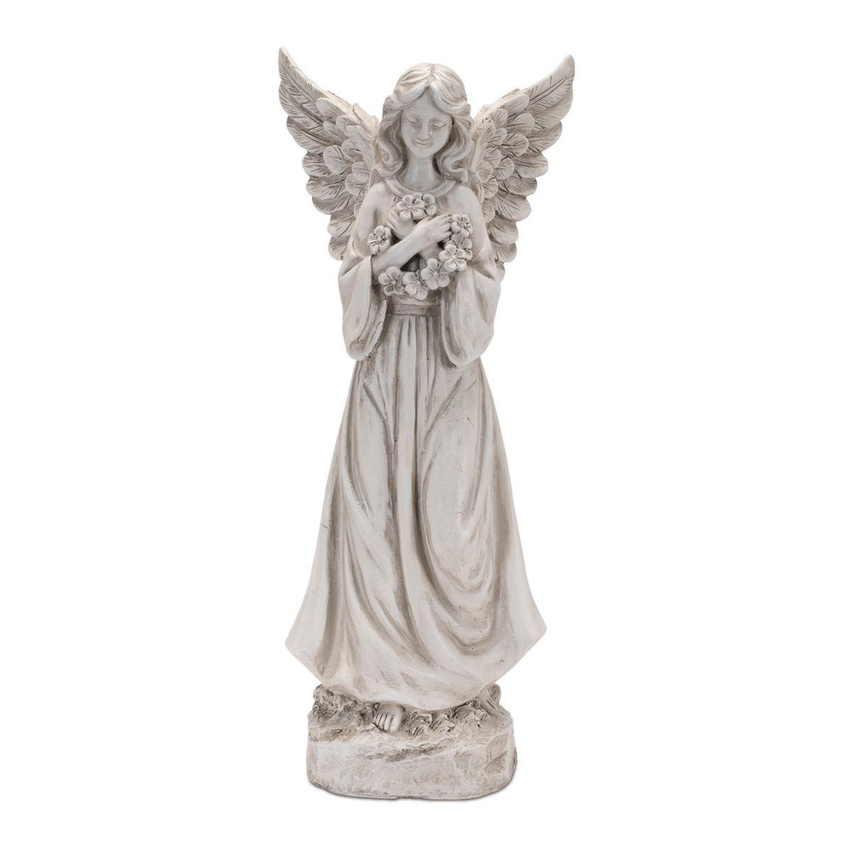 Floral Angel Statue (Set of 3) -Ship Only