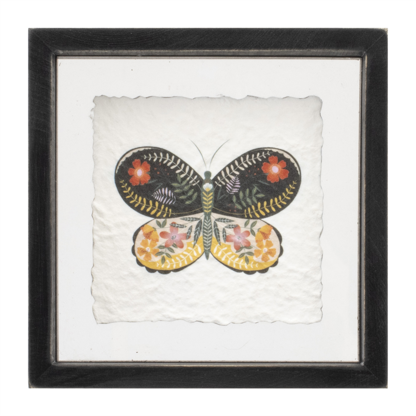 Framed Butterfly Block (Set of 2) -Ship Only