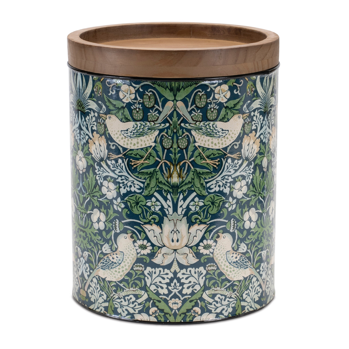 Round William Morris Canister (Set of 3) -Ship Only