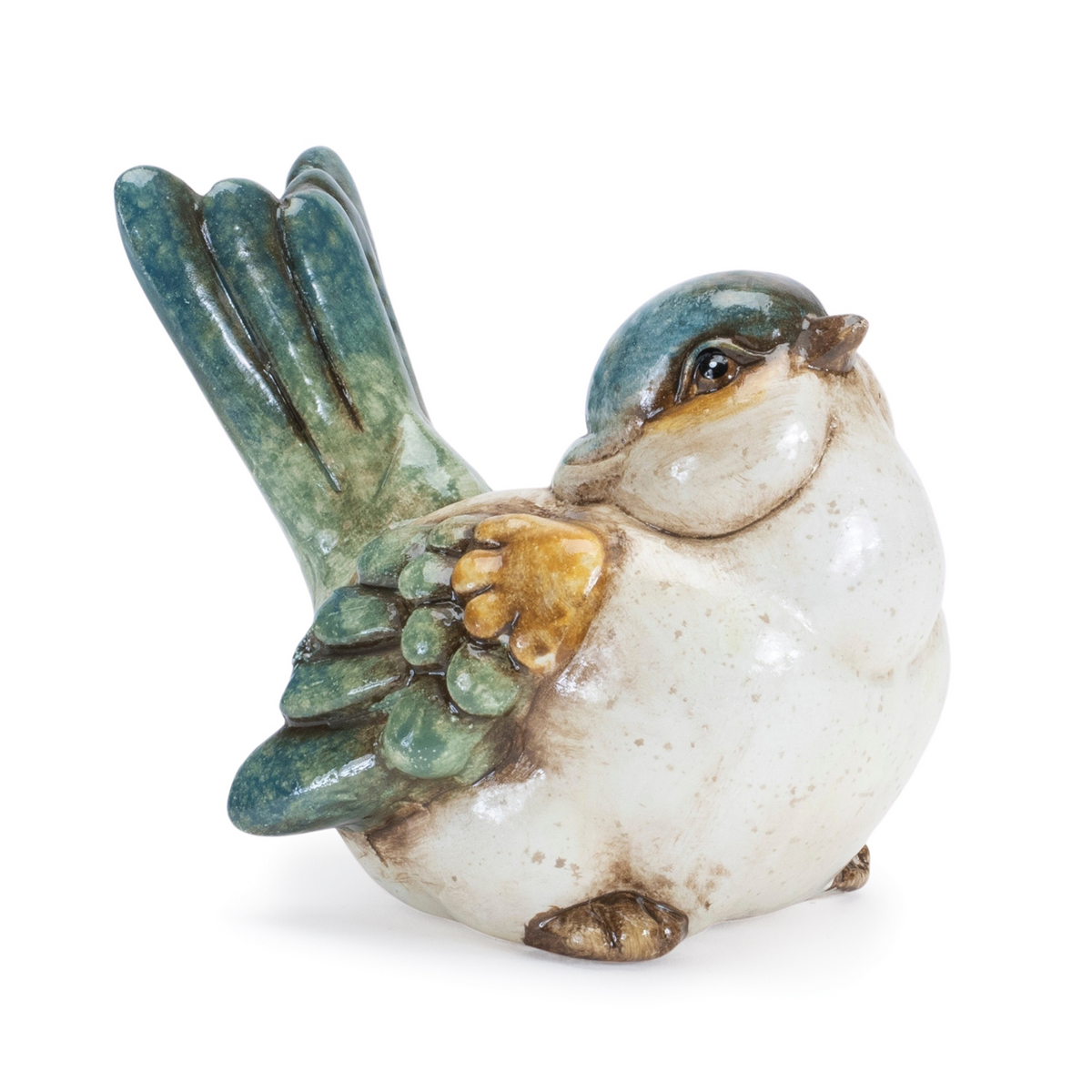 Terra Cotta Bird Figurine (Set of 6) -Ship Only