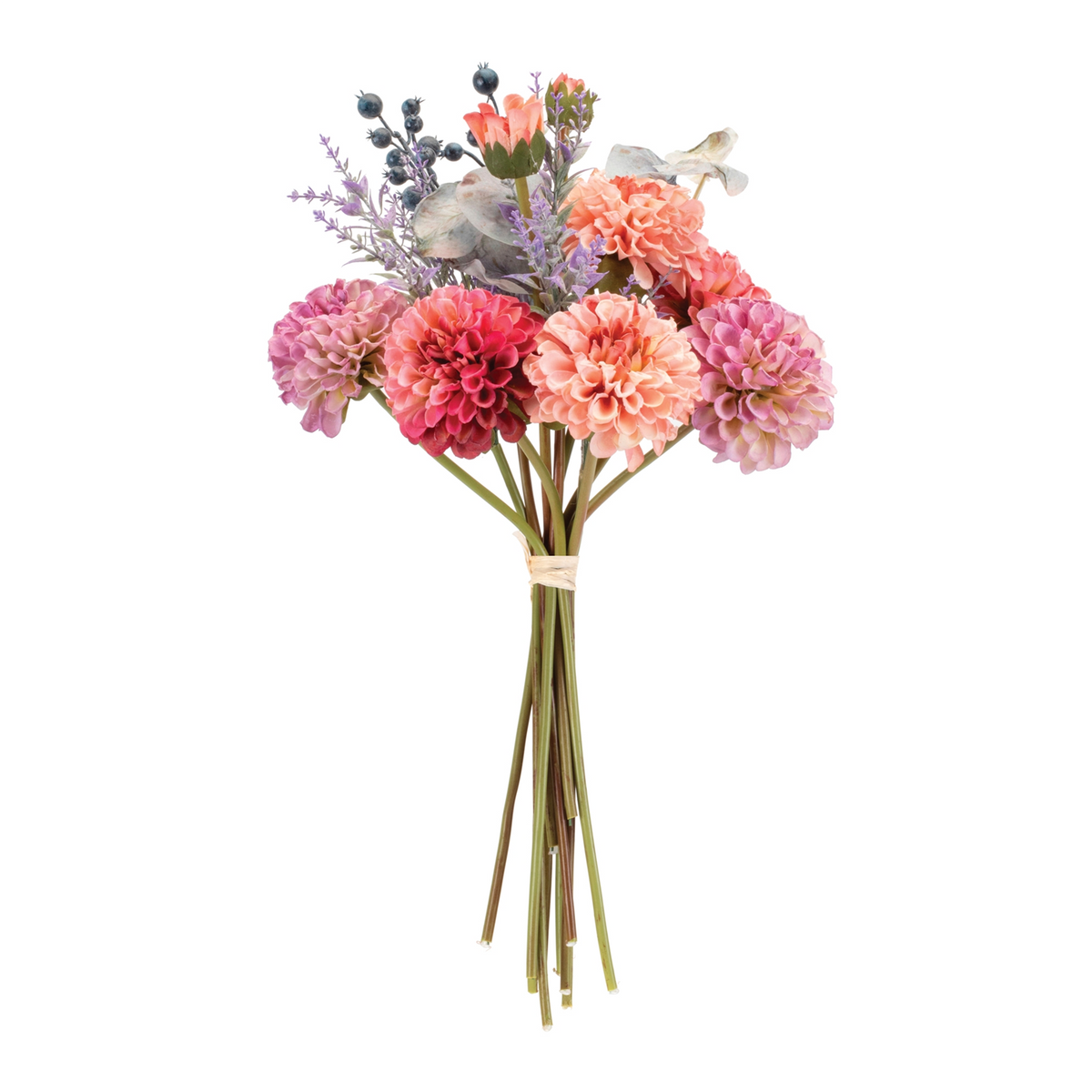 Mixed Zinnia Floral Bouquet (Set of 2) -Ship Only