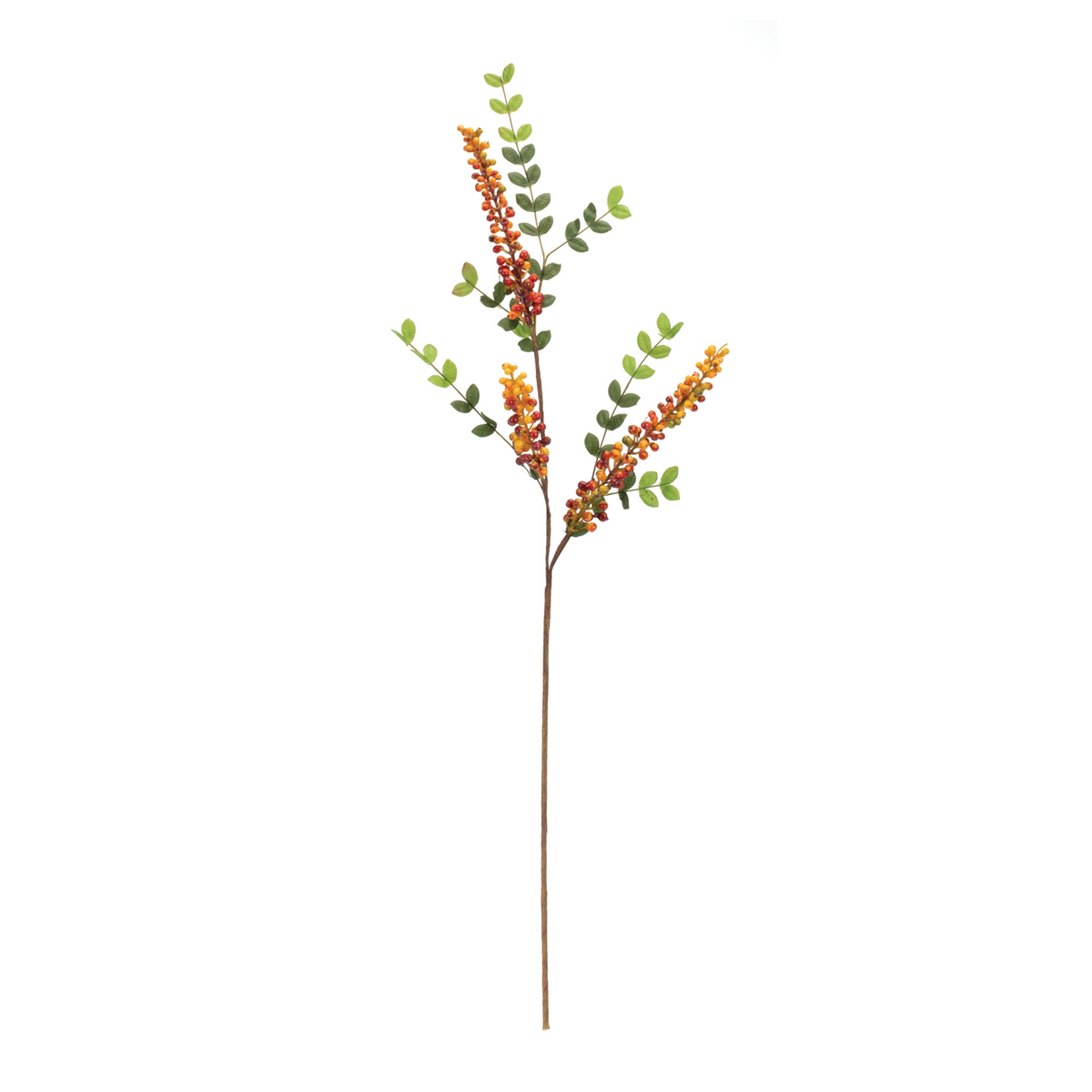 Orange Berry Foliage Spray (Set of 6) -Ship Only