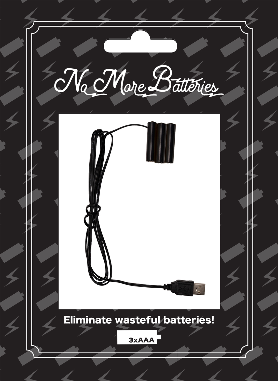 Battery Replacement (3 x AAA, Set of 3) 58”L Lead Wire Plastic -Ship Only