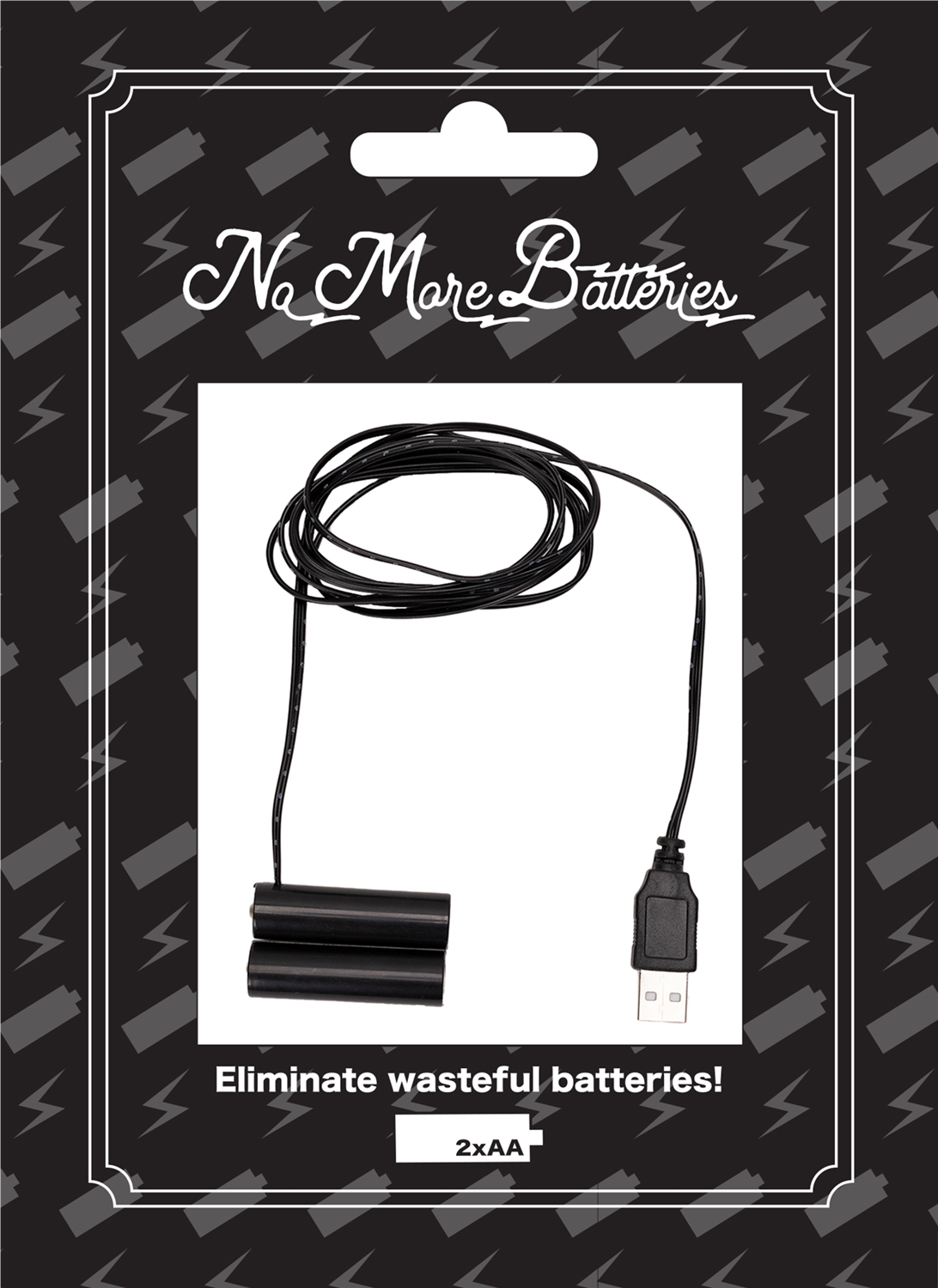 No More Batteries 2 AA Replacement (Set of 3) -Ship Only