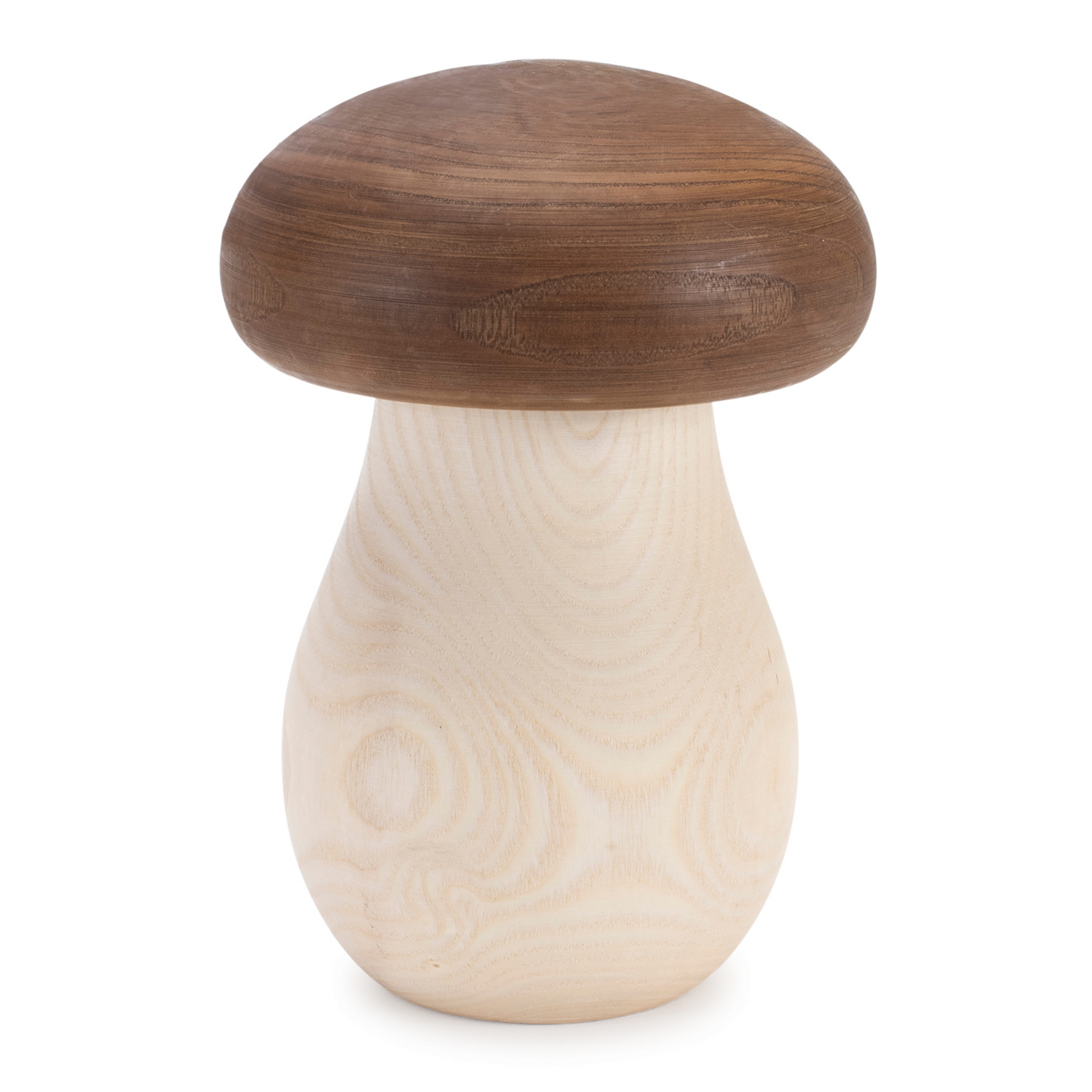 Mushroom Box (Set of 2) 5"H, 6.5"H Wood -Ship Only