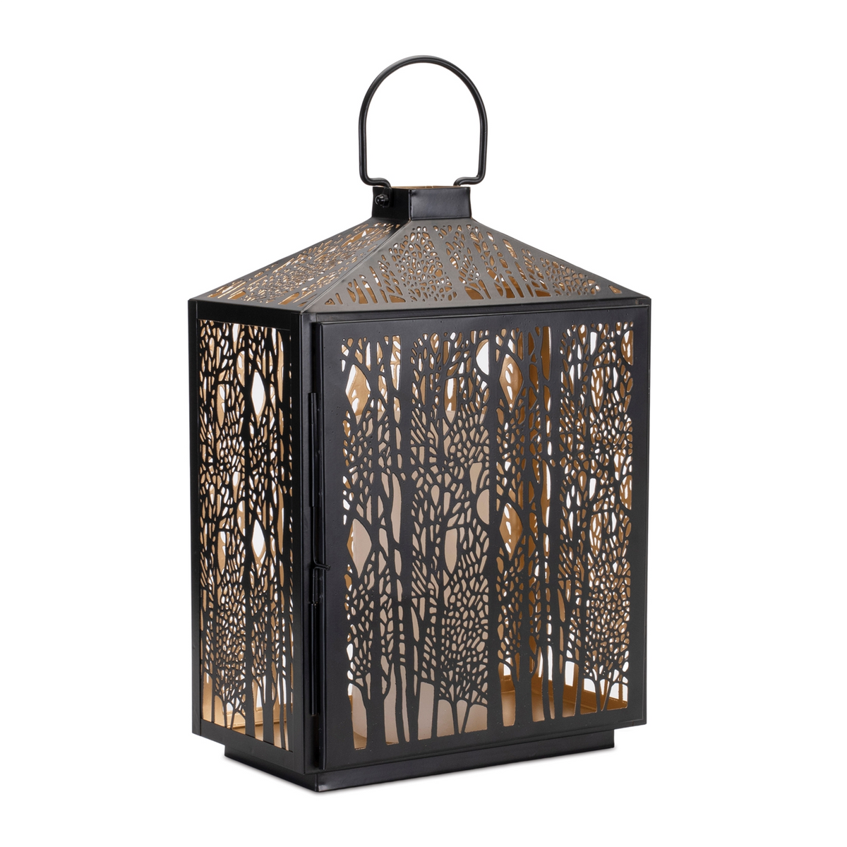 Lantern 11.5"L x 16"H Iron -Ship Only